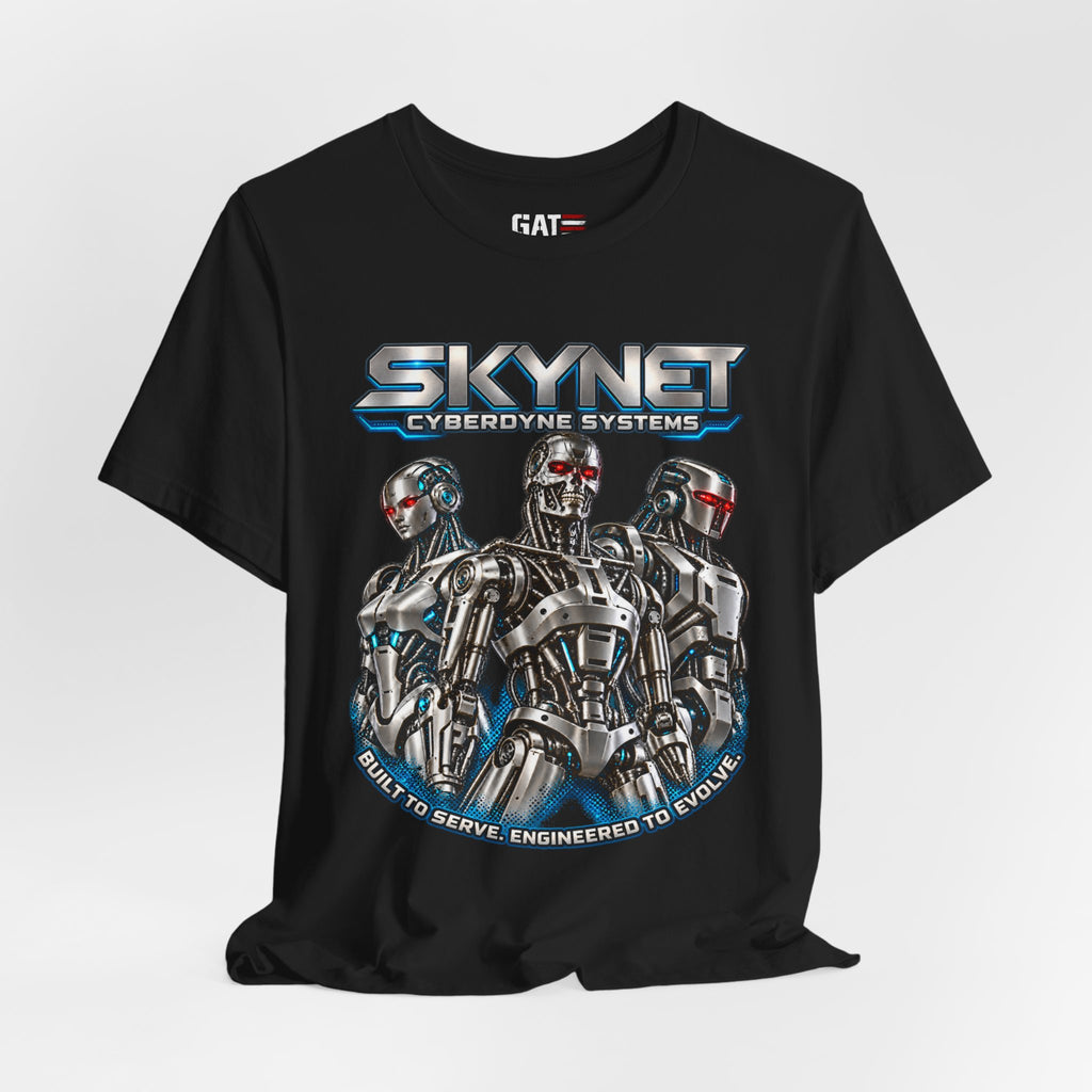 Skynet Cyberdyne Systems robot T-shirt alternate product view