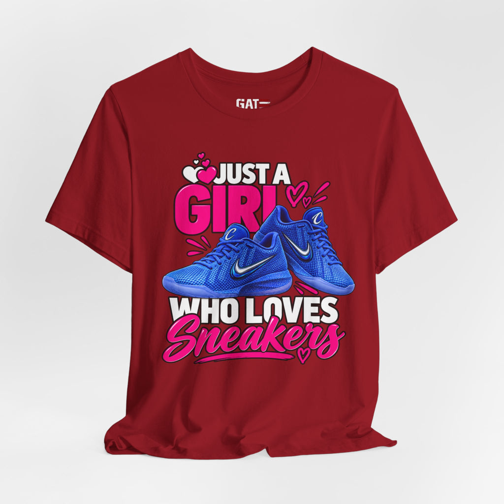 Caitlin Clark Caitlin 1s Just a Girl Sneaker Shirt | Style 1