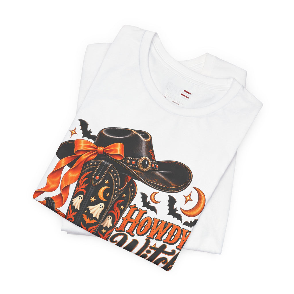 Howdy Witch Halloween Shirt | Western Cowboy Pumpkin Tee