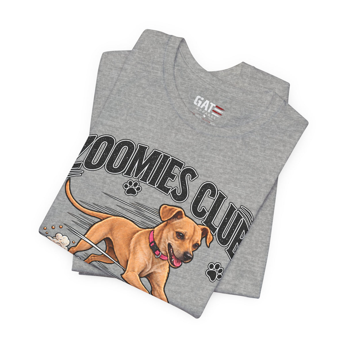 Personalized Zoomies Club Dog Shirt | Custom Pet Tee