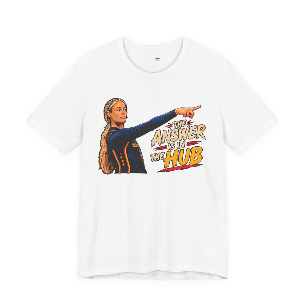The Answer Is In The Hub Shirt | School Graphic Tee