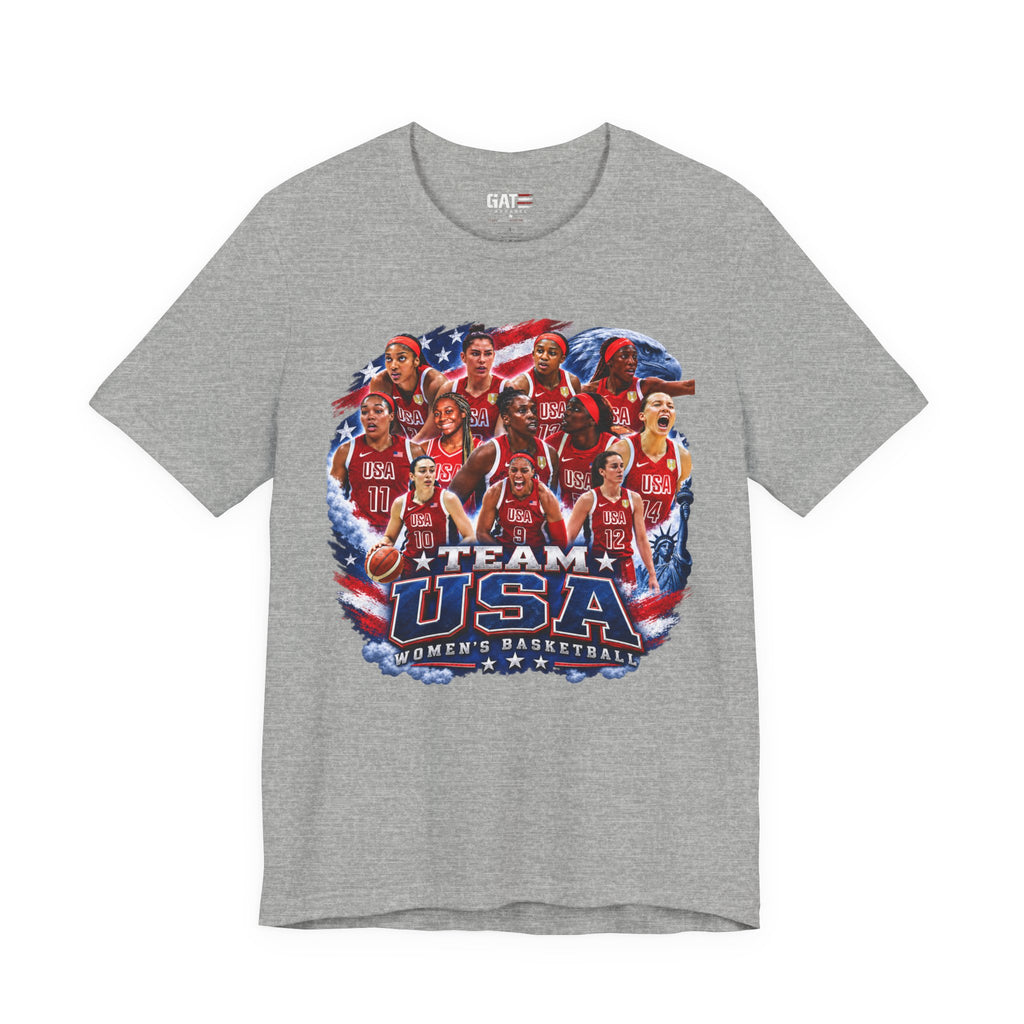Team USA Women's Basketball Shirt | FIBA Tee 2026 Design 3