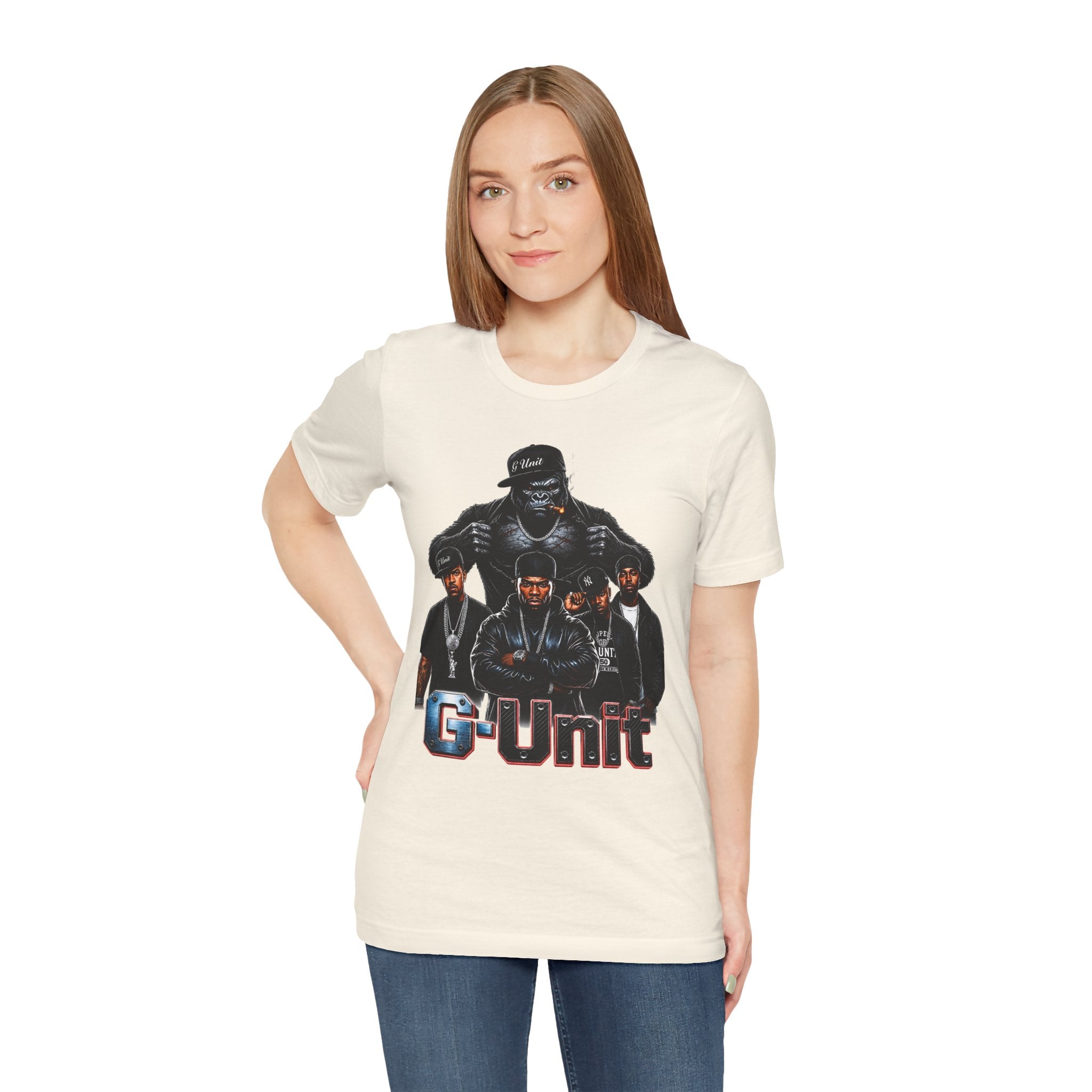 G-Unit Retro Rap Group Tee — Vintage Hip-Hop Graphic T-Shirt