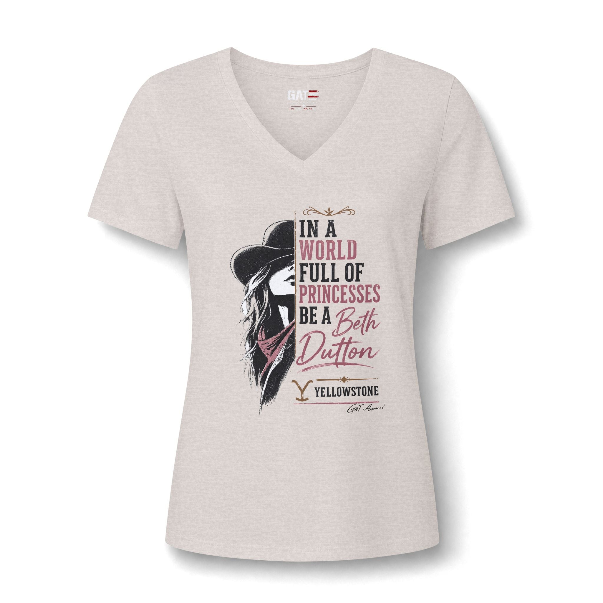 Yellowstone 'Be a Beth Dutton' Women's V-Neck Tee