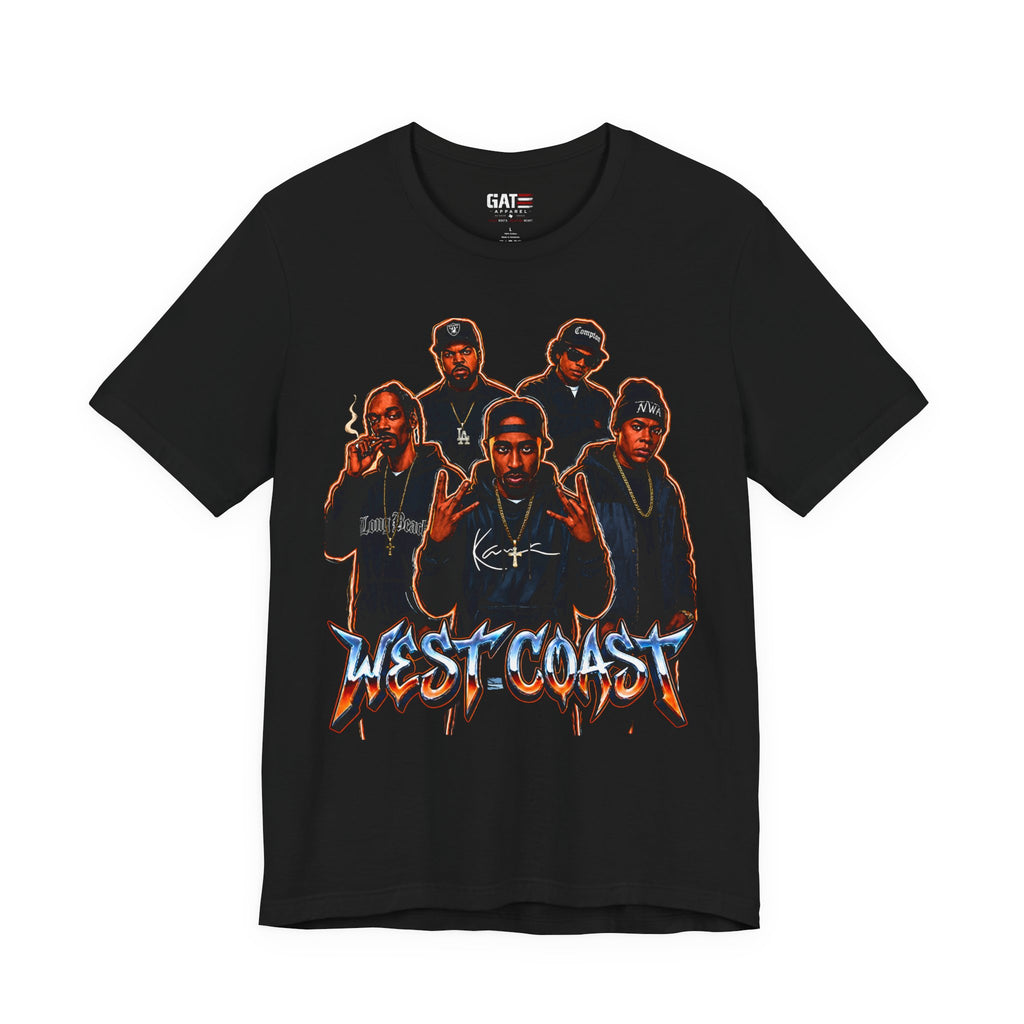 West Coast Rap Crew T-Shirt Option Two — Vintage Hip Hop Graphic Tee