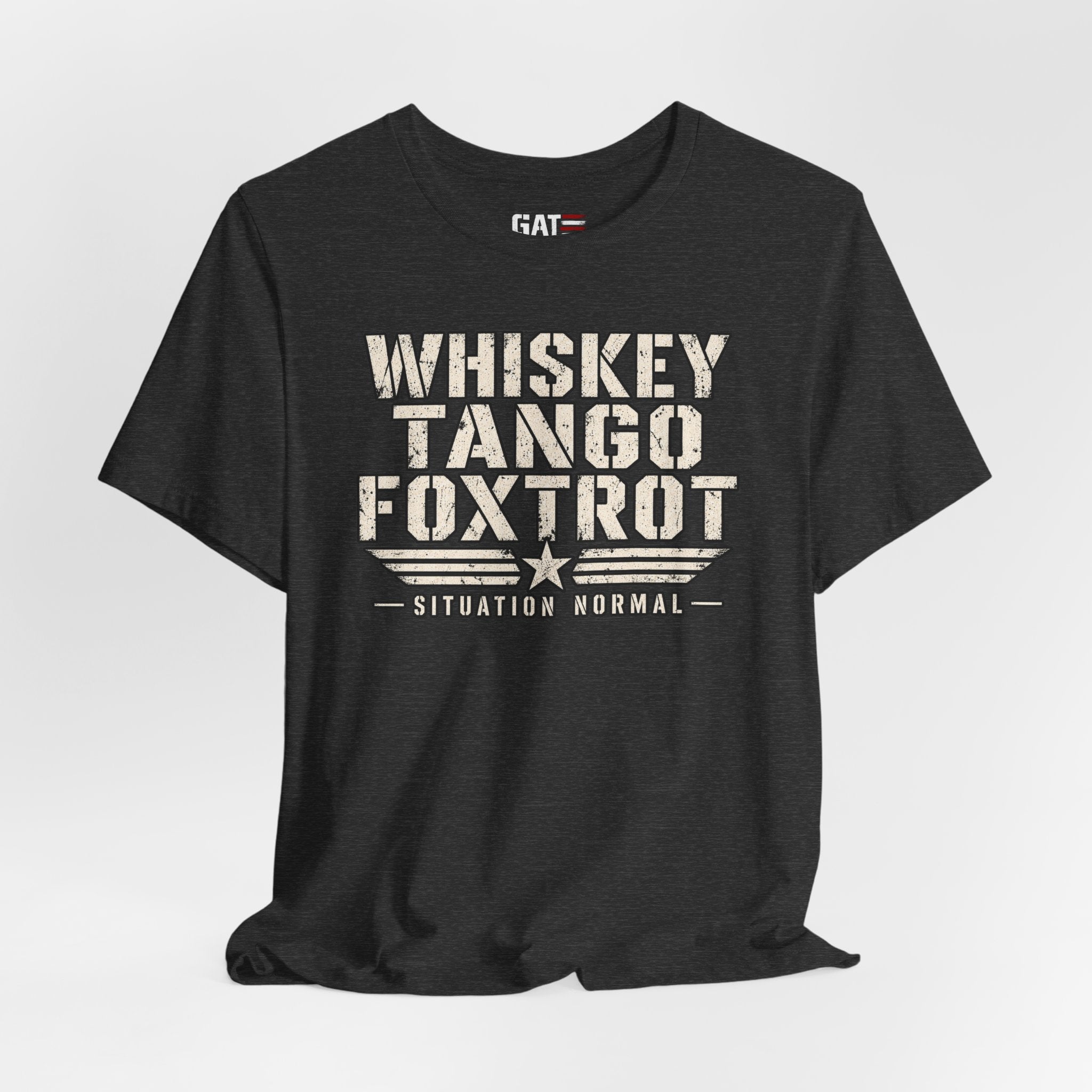 Whiskey Tango Foxtrot Tee — "Situation Normal" Military