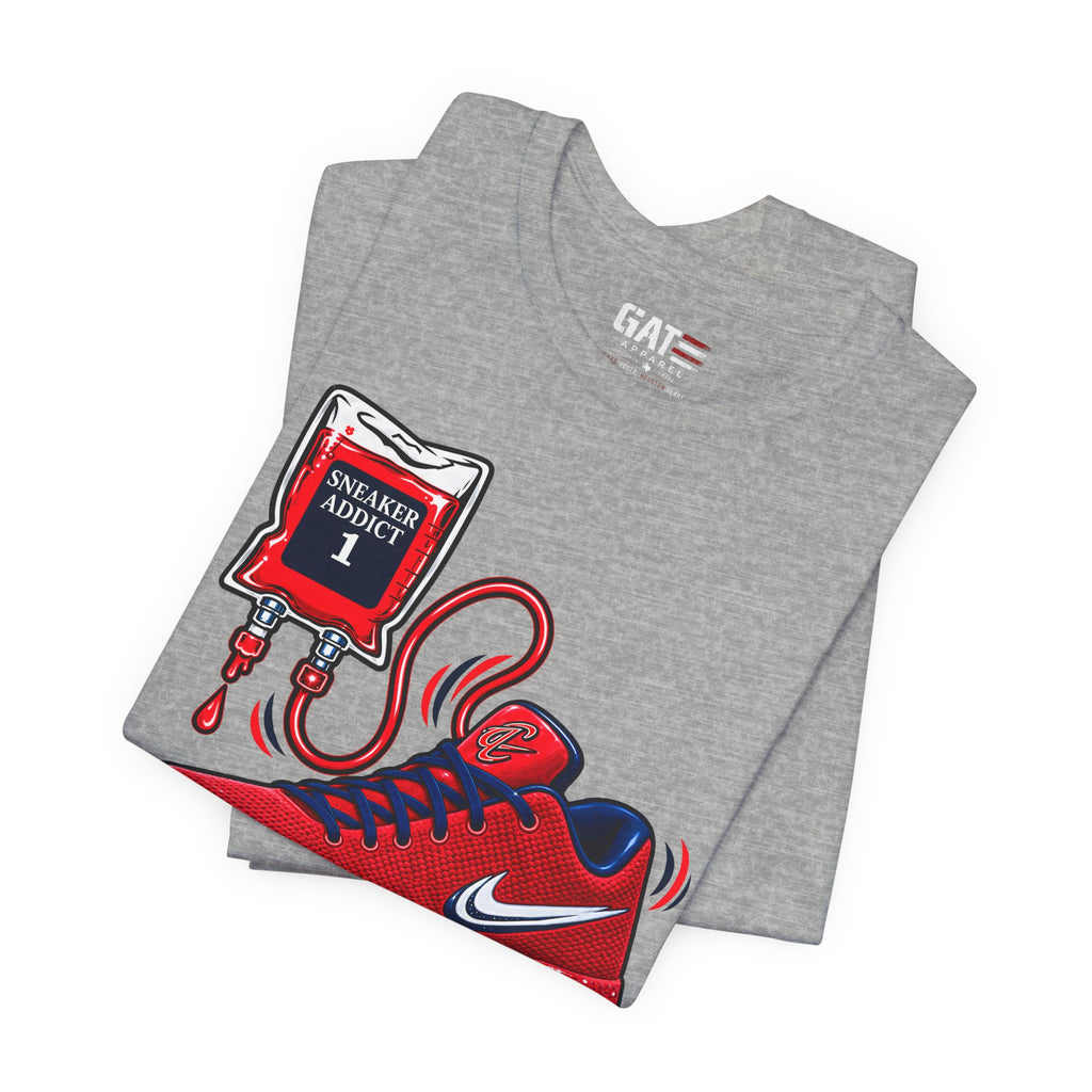 Caitlin Clark Caitlin 1s Addict Red Sneaker Shirt