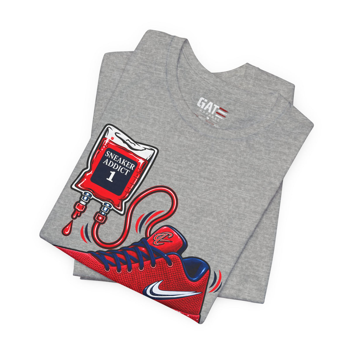 Caitlin Clark Caitlin 1s Addict Red Sneaker Shirt