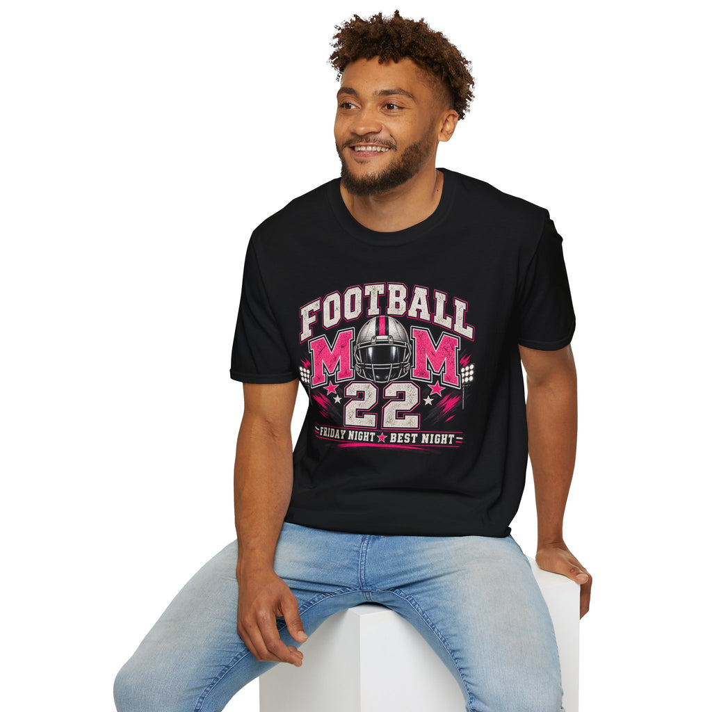 Football Mom Personalized Shirt Custom Player Name Number Game Day Tee