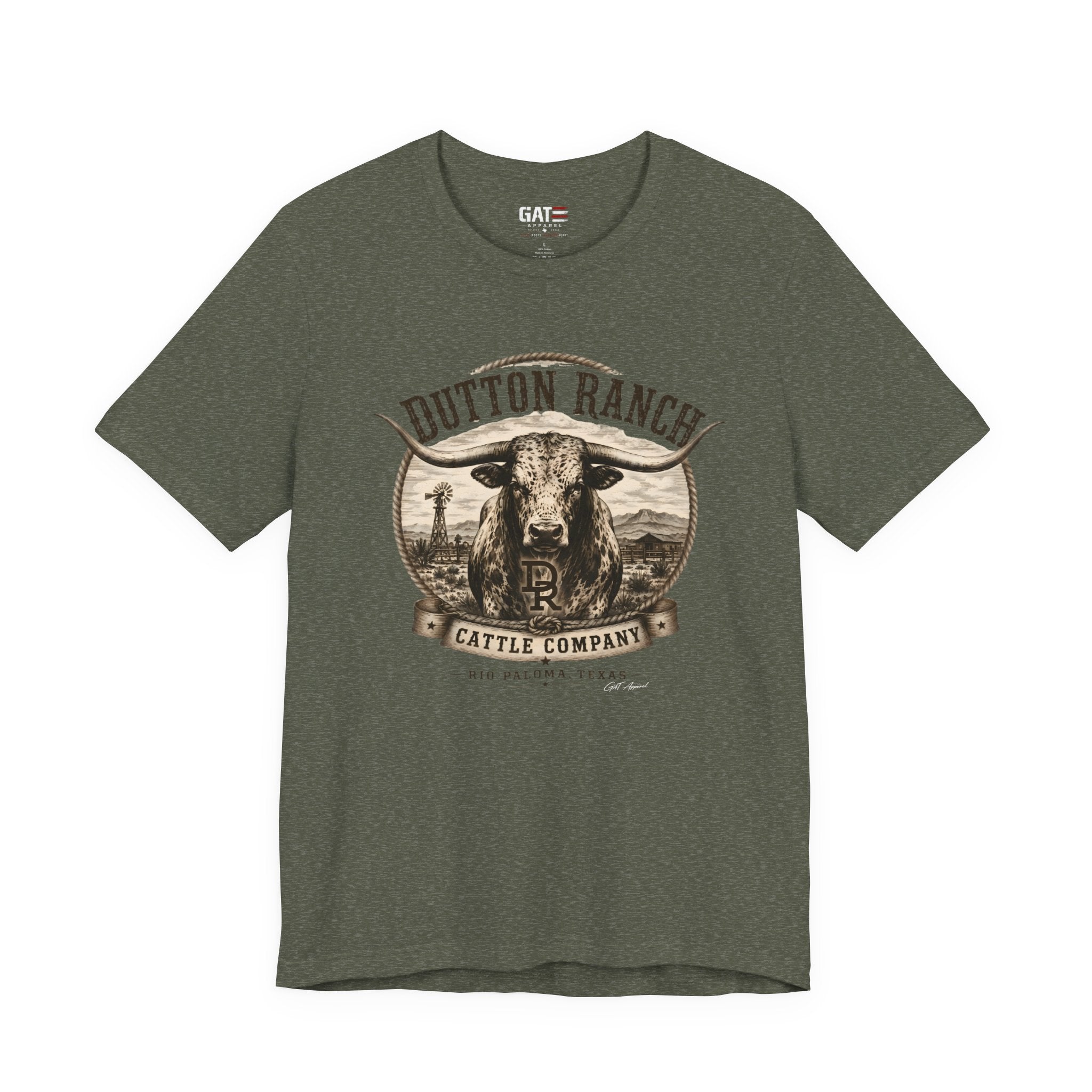 Dutton Ranch Cattle Company Shirt | Yellowstone Inspired Longhorn Tee