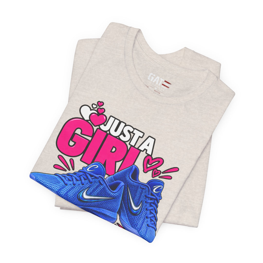 Caitlin Clark Caitlin 1s Just a Girl Sneaker Shirt | Style 1