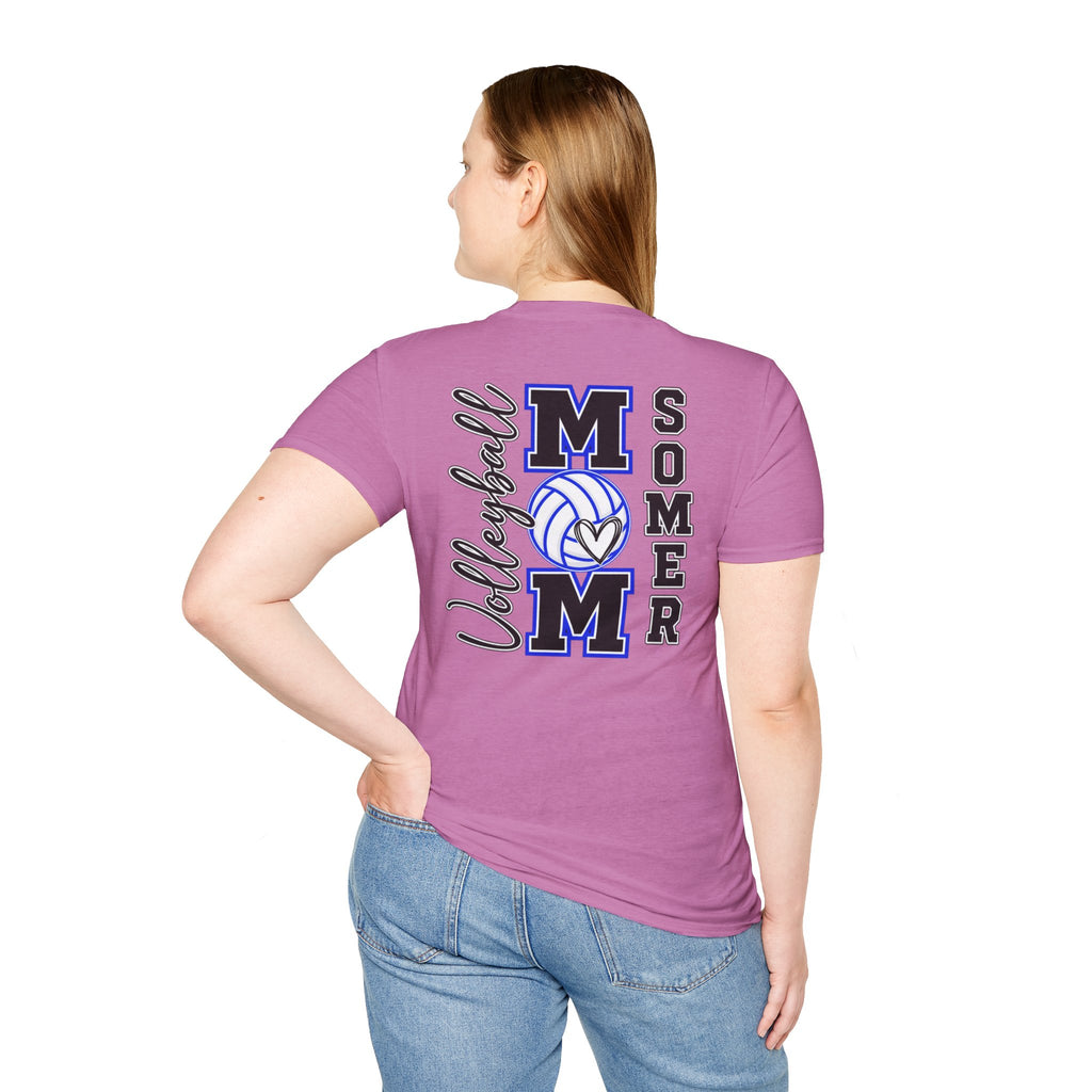 Volleyball Mom T‑Shirt – Custom Name