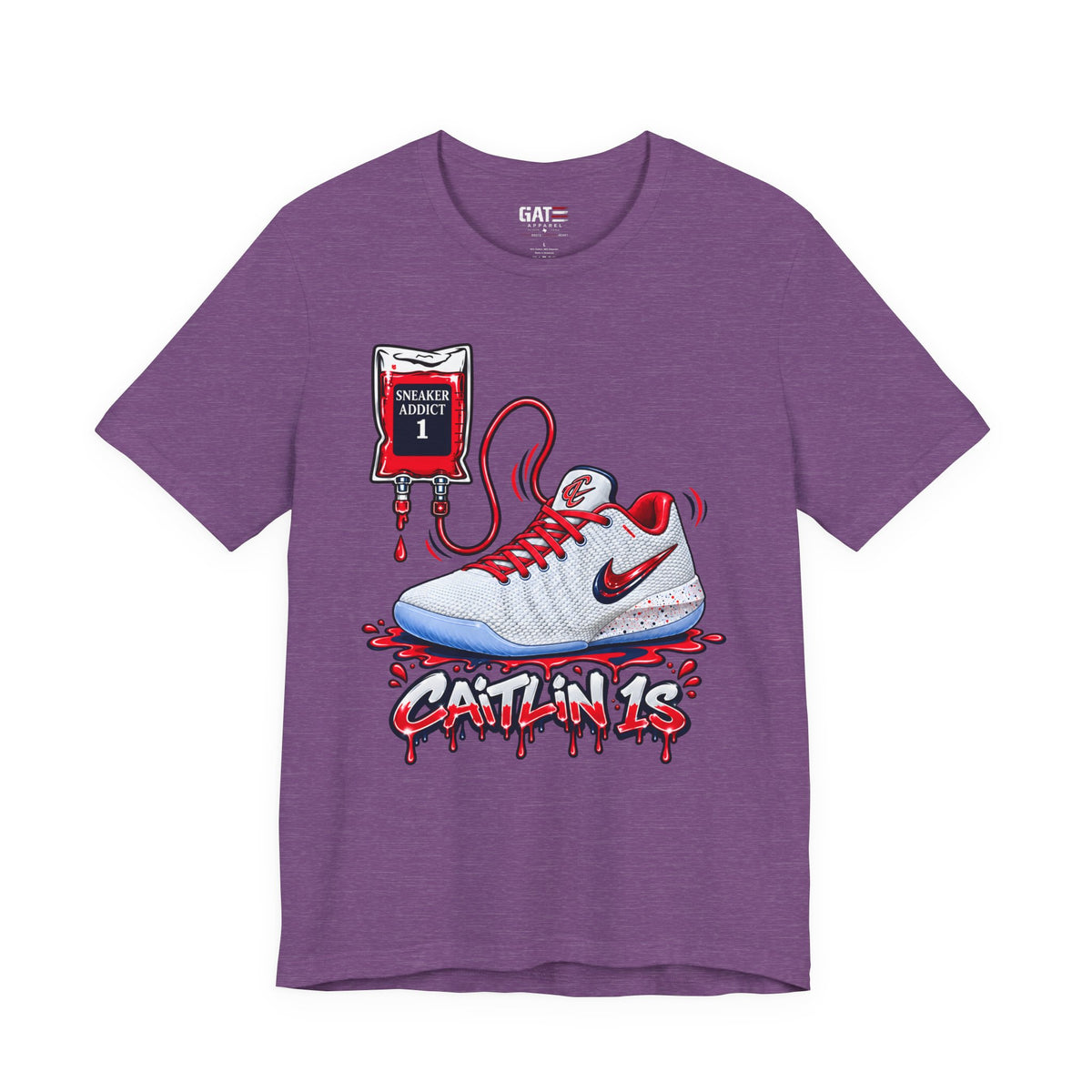 Caitlin Clark Caitlin 1s Addict Whites Sneaker Shirt