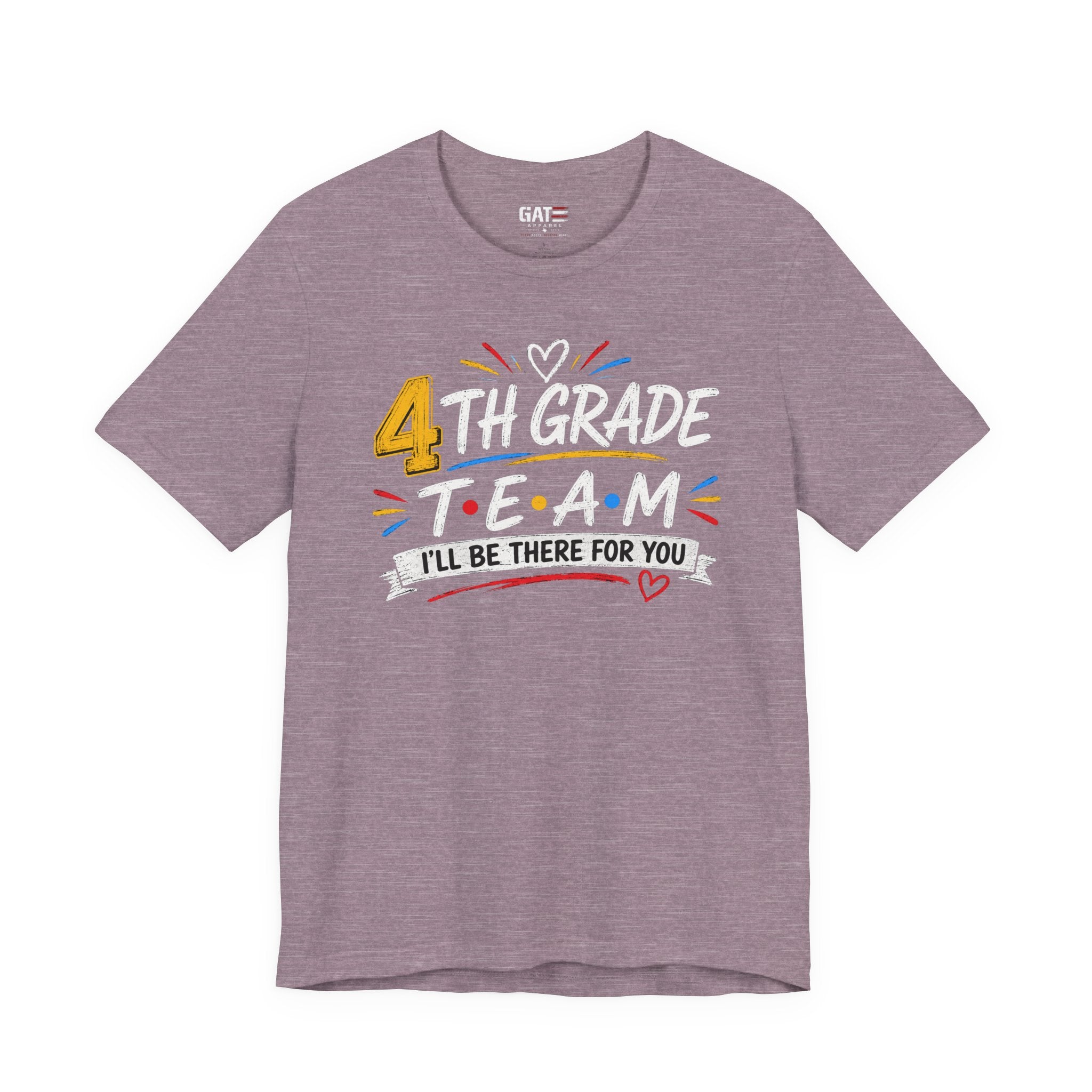 4th Grade Team Tee, Teacher Squad Shirt, Color Dot Inspired Teacher Shirt, Grade Level Team Gift, School Staff Apparel, Friends Theme