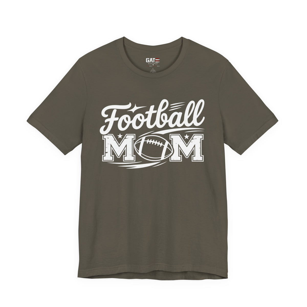 Personalized Football Mom Shirt | Name & Number Tee Style 7