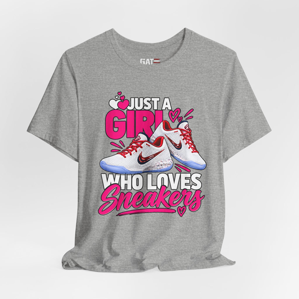 Caitlin Clark Caitlin 1s Just a Girl Sneaker Shirt | Style 4