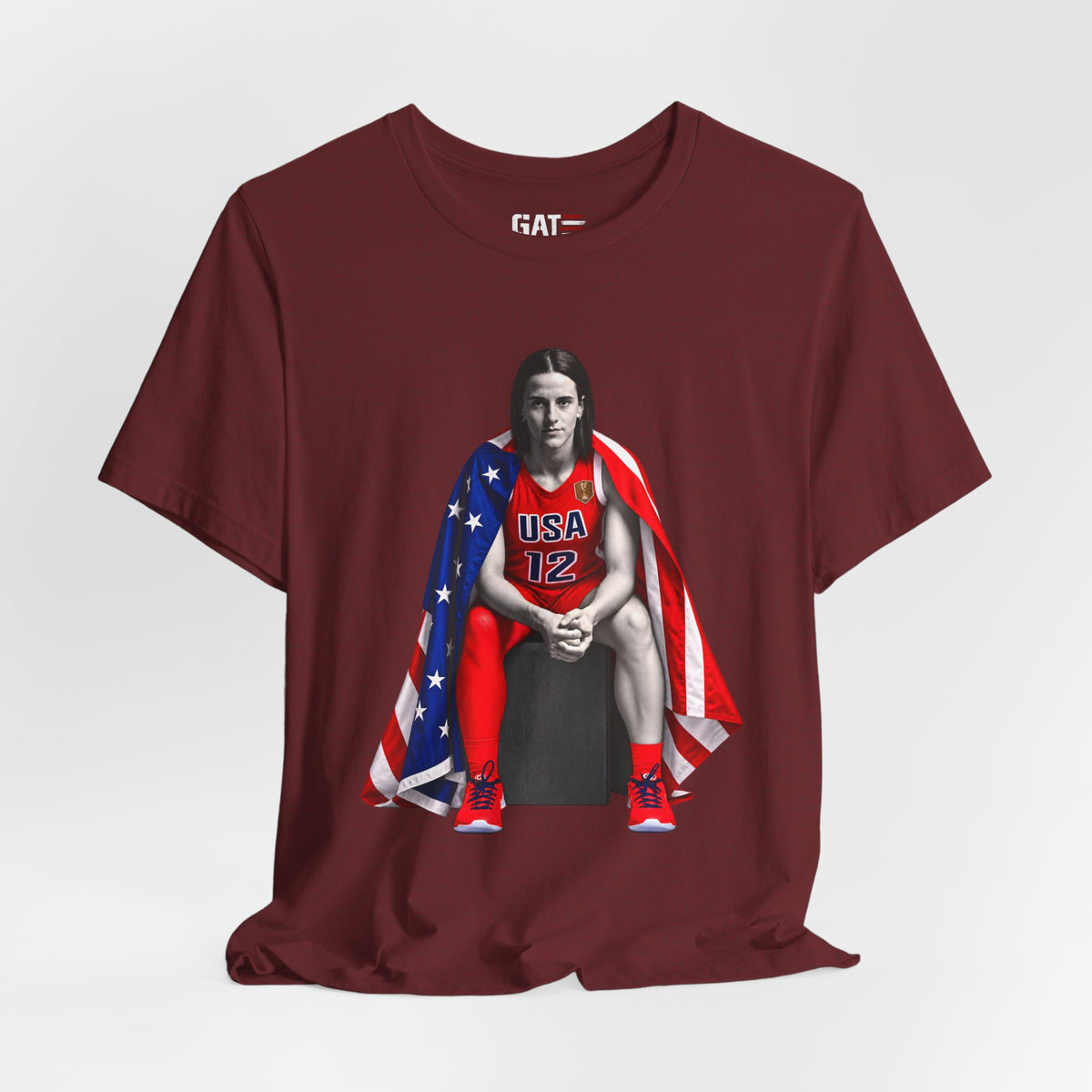 Caitlin Clark Team USA Shirt | Indiana Fever WNBA Tee