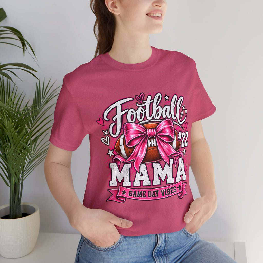 Football Mom Personalized Shirt Custom Player Name Number Player Game Day Tee