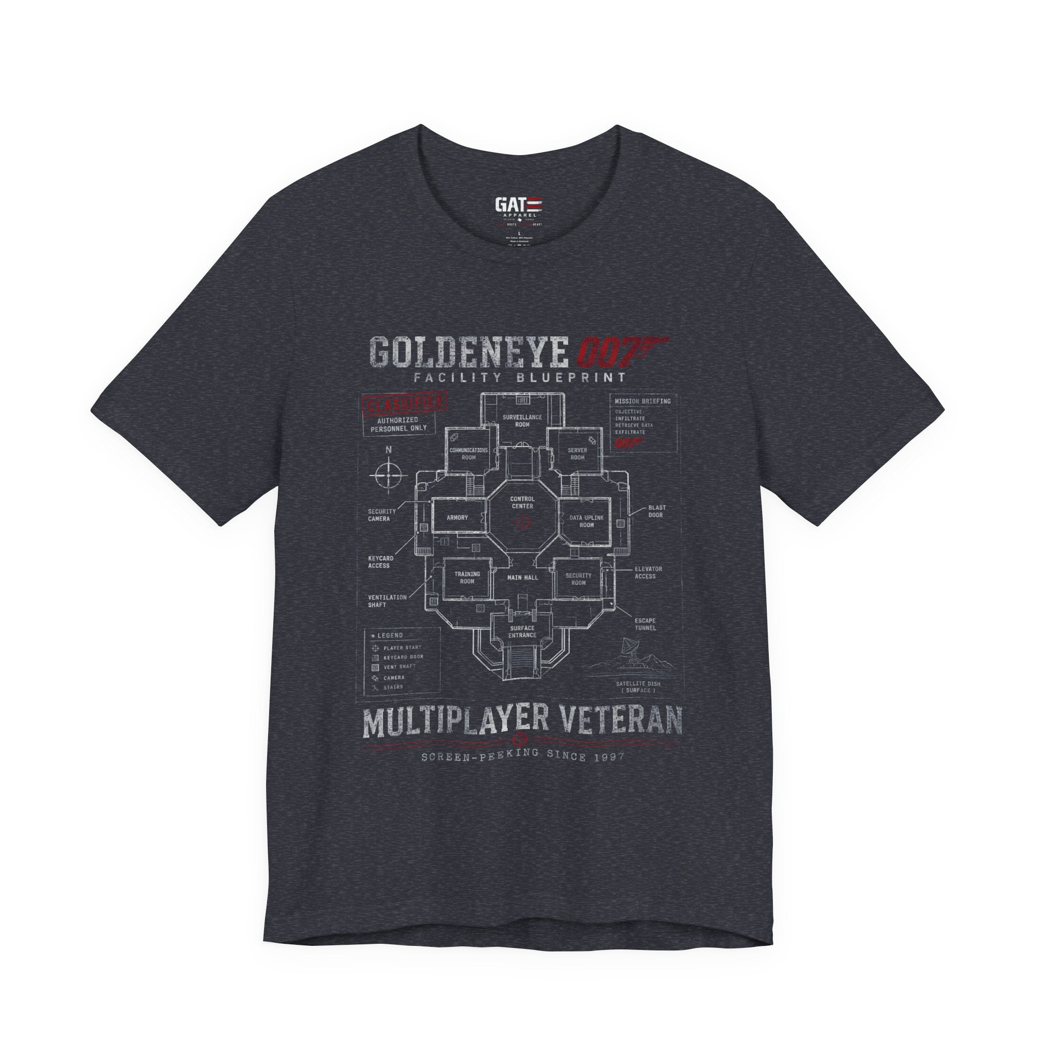 GoldenEye 007 Shirt, Retro Gaming Shirt, N64 Gamer Gift, 90s Gaming Shirt, Father's Day Gift for Him