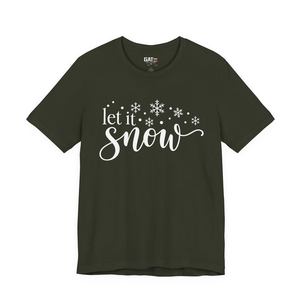 Let It Snow Winter Shirt - product mockup view 13