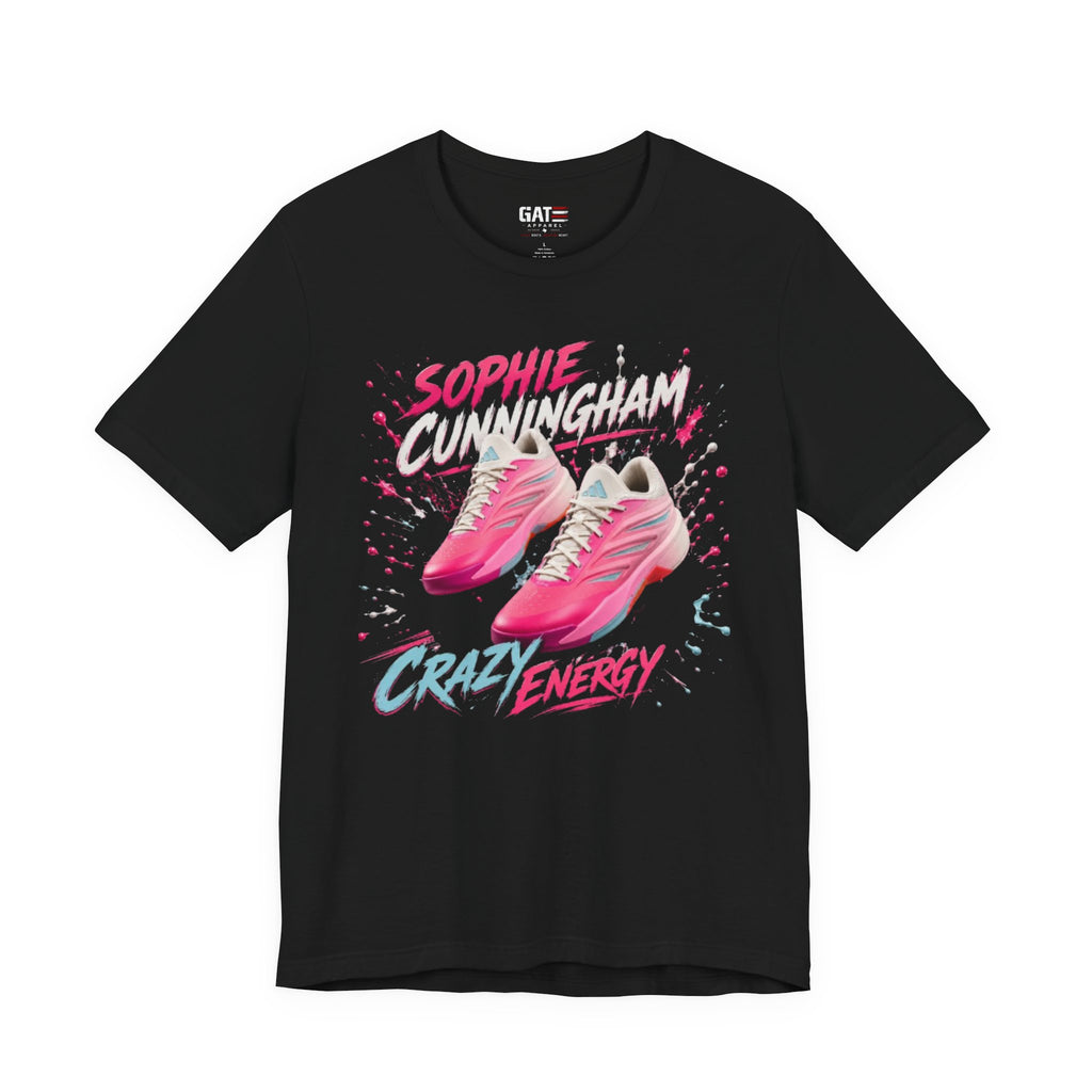 Exclusive Sophie Cunningham Sneaker Shirt|Crazy Energy Pink Graphic Tee