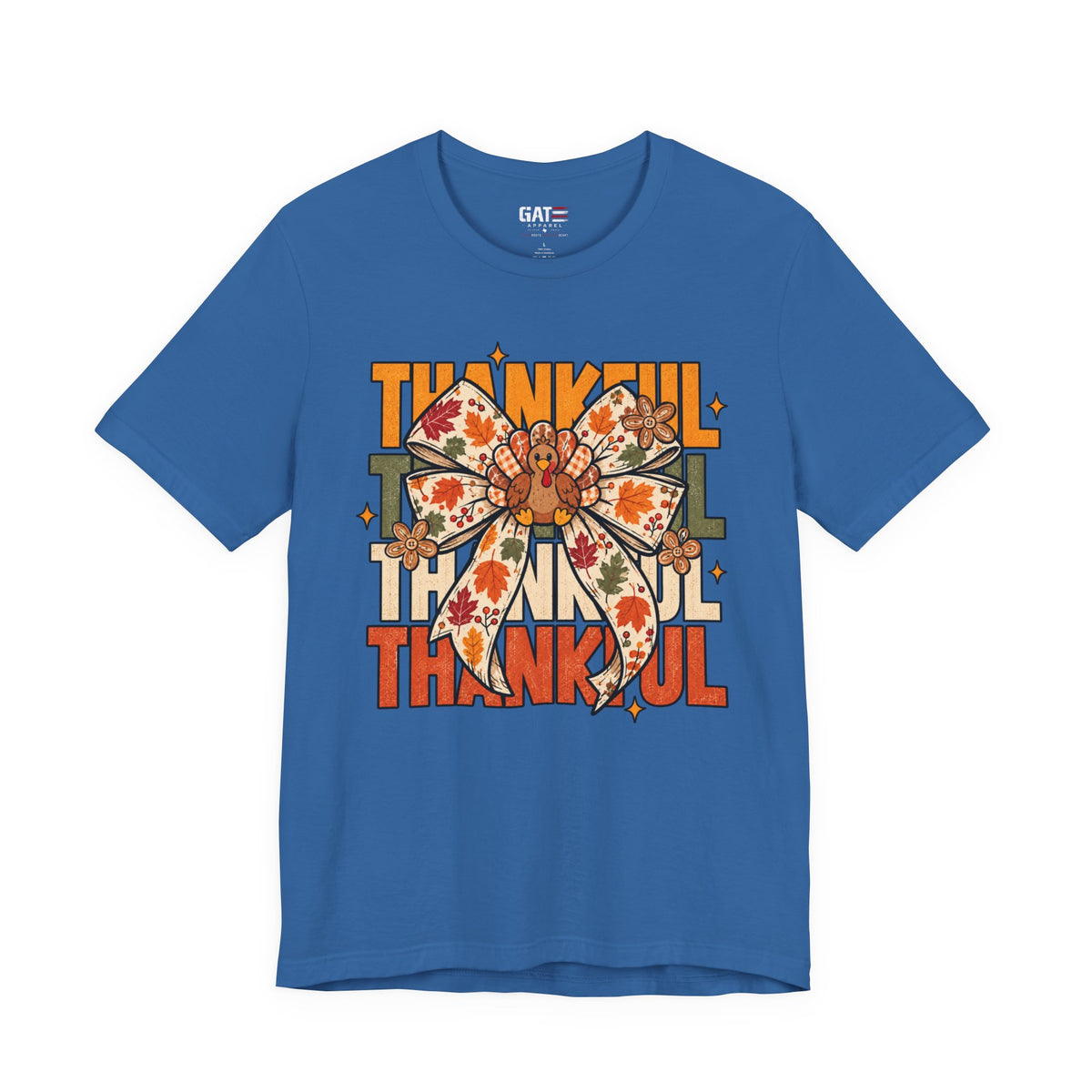 Thankful Bow Shirt | Retro Thanksgiving Graphic Tee