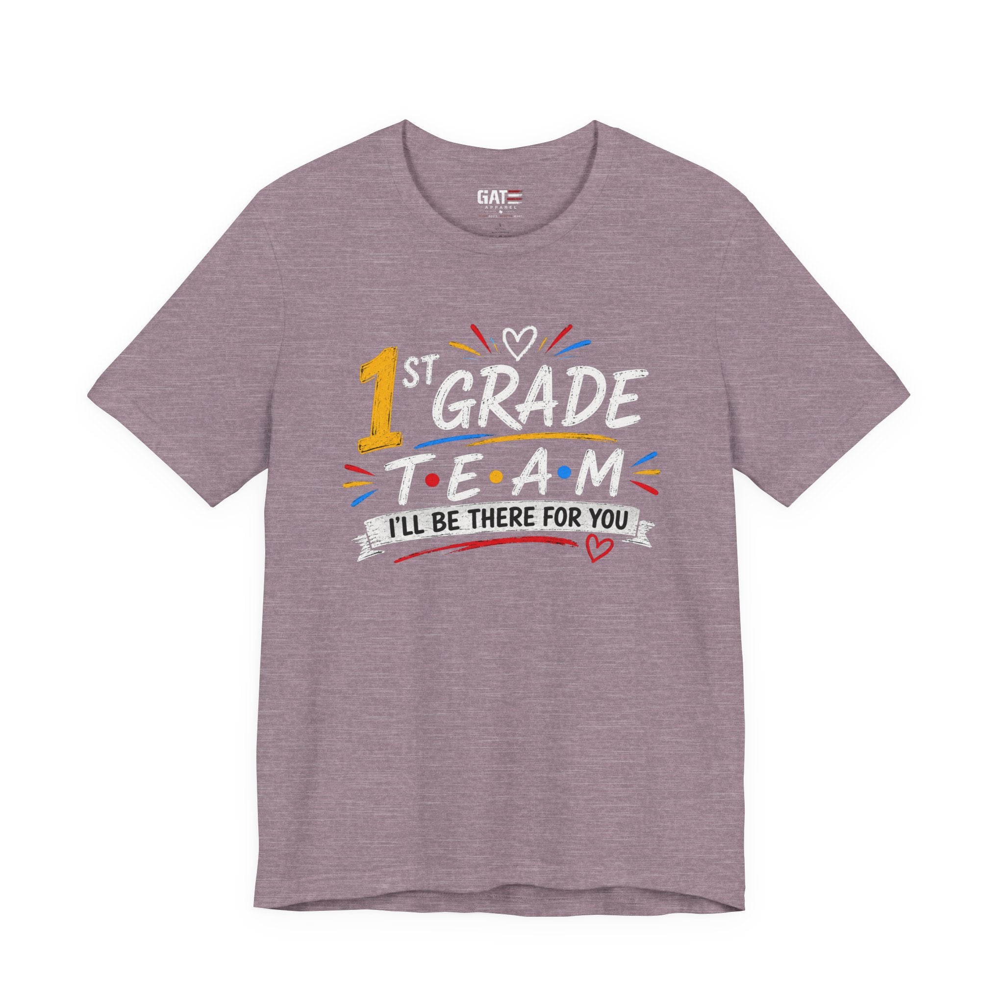 1st Grade Team Tee, Teacher Squad Shirt, Color Dot Inspired Teacher Shirt, Grade Level Team Gift, School Staff Apparel, Friends Theme