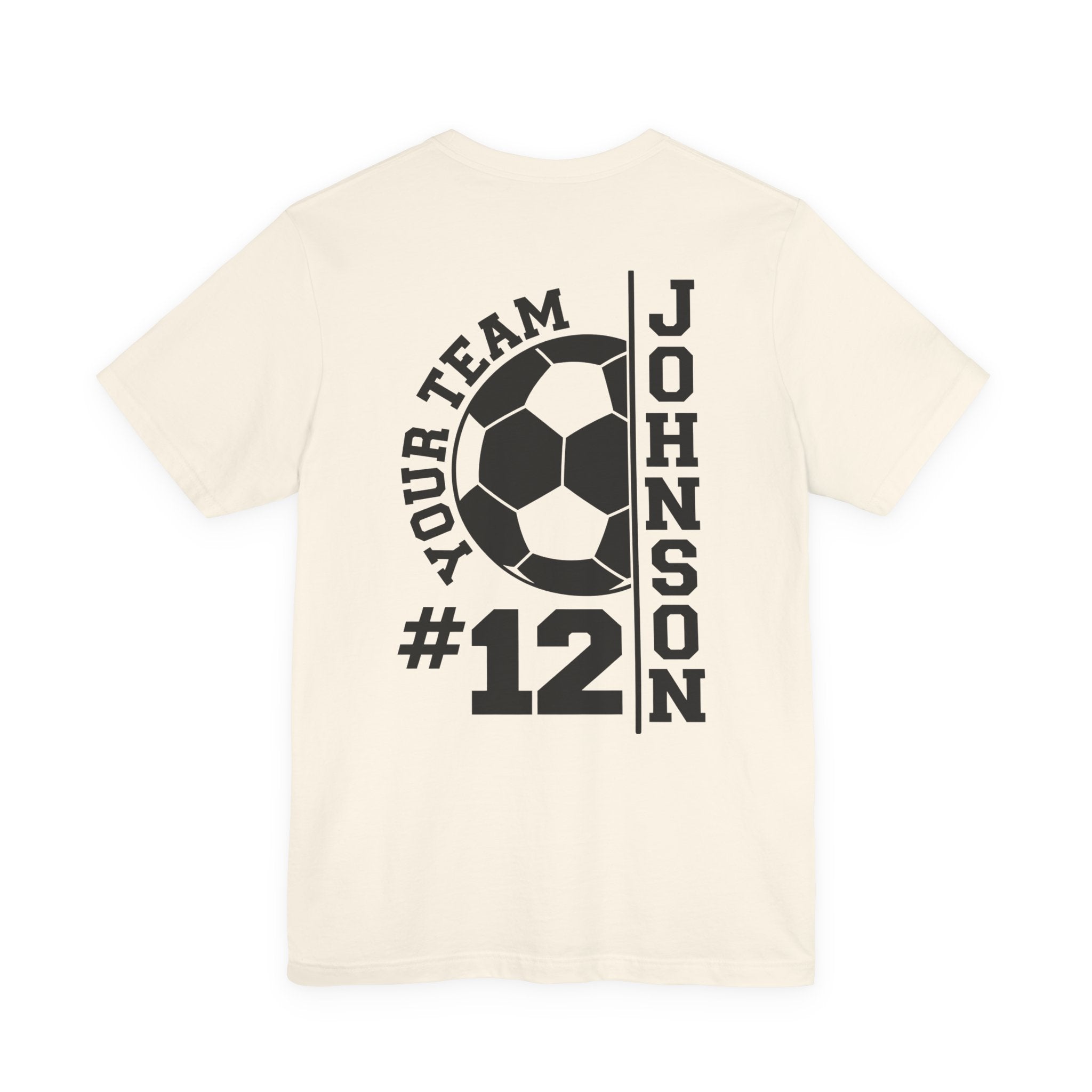 Soccer Mom Tee — Personalized Back Number & Name Soccer Shirt