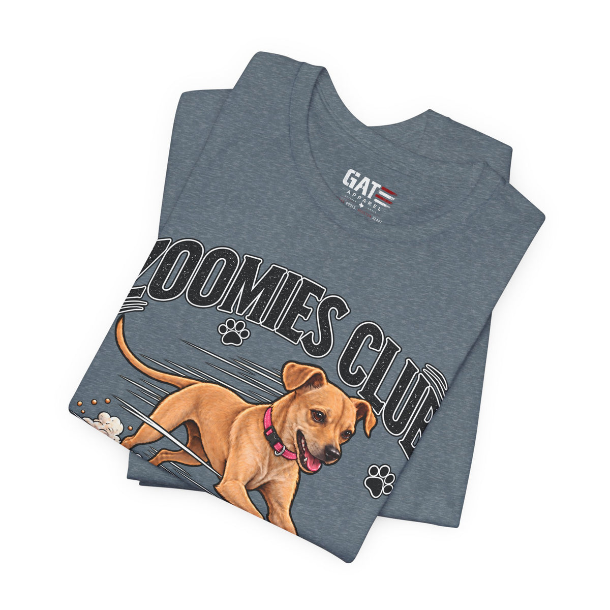 Personalized Zoomies Club Dog Shirt | Custom Pet Tee