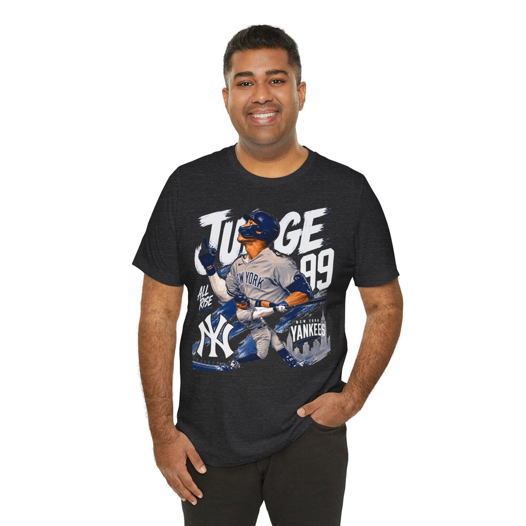 Aaron Judge Yankees #99 Baseball Tee|Yankees Baseball|All Rise’ Fan Shirt