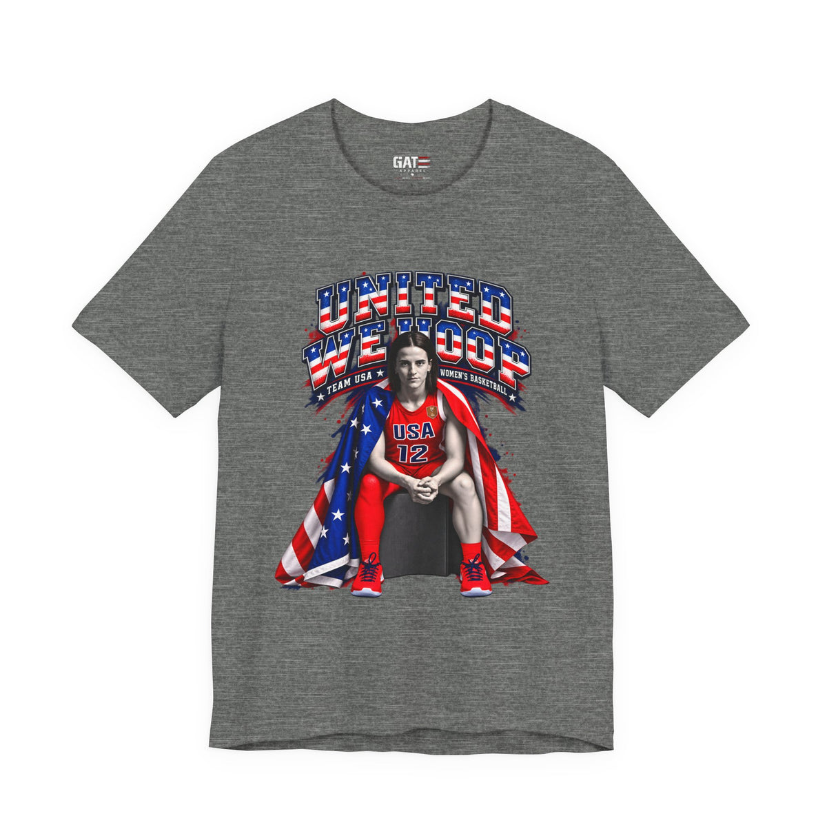 Caitlin Clark Team USA Shirt | WNBA Tee Style 2
