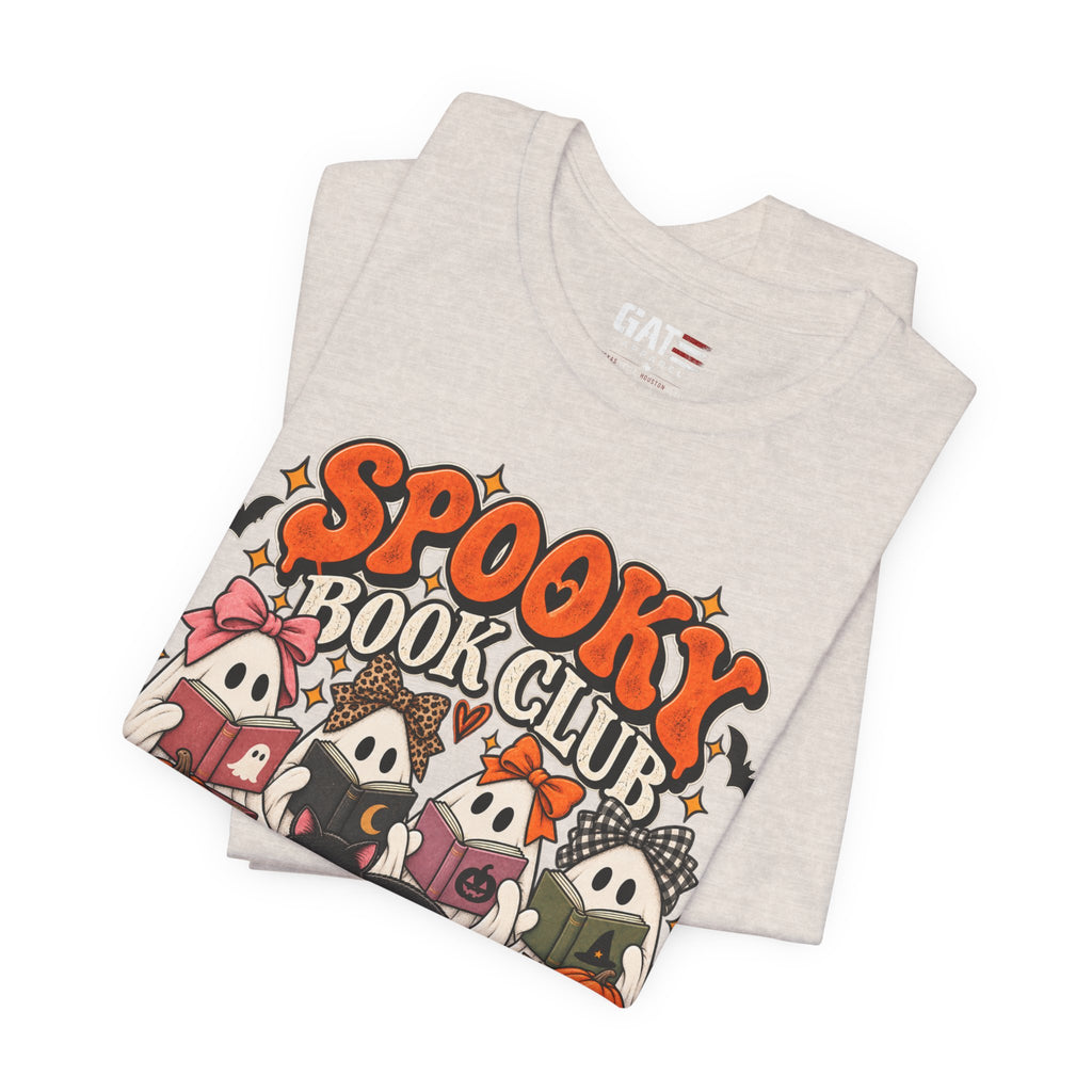 Spooky Book Club Halloween Shirt | Ghost Reading Tee