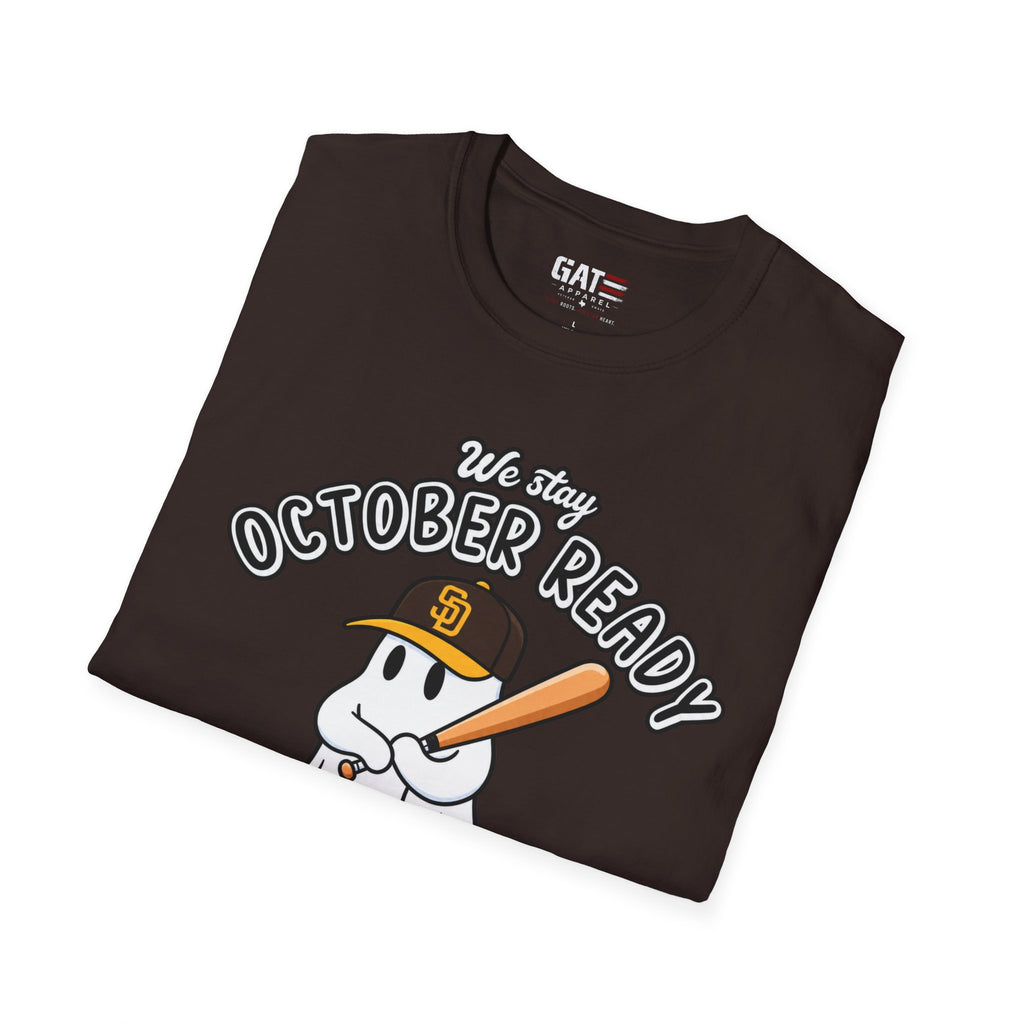 San Diego Padres October Ready fan shirt mockup