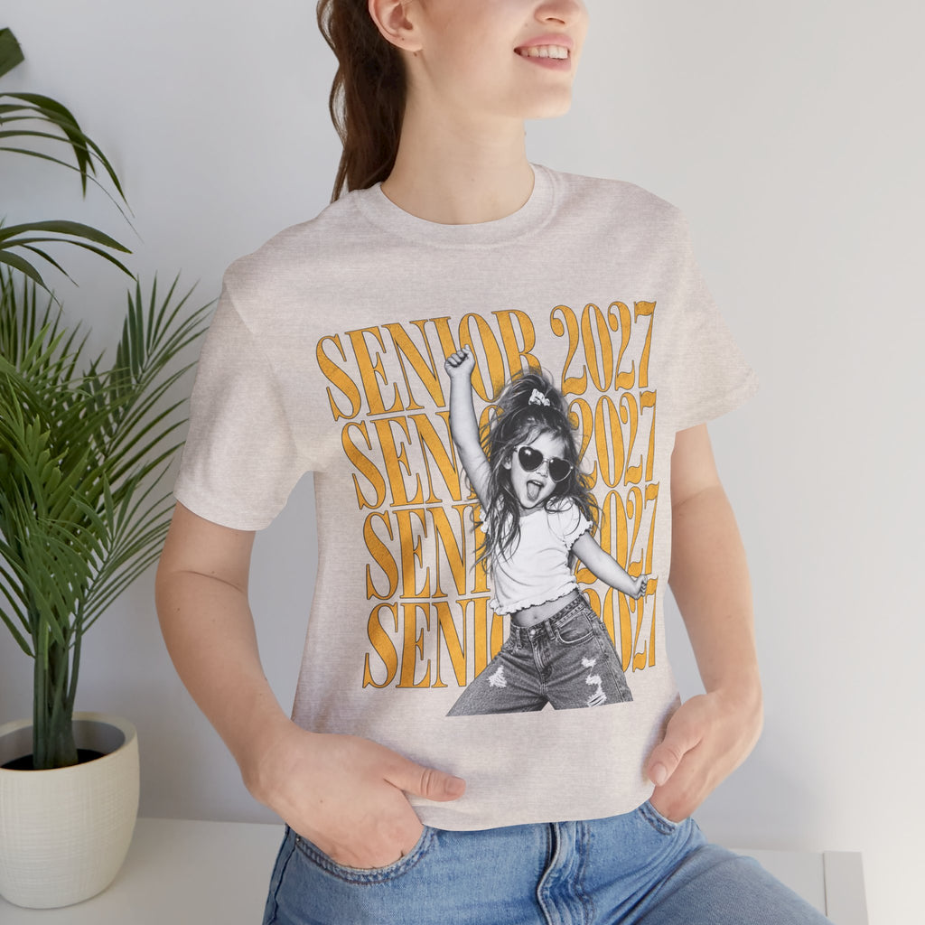 Personalized Senior 2027 Photo Shirt | Graduation Tee