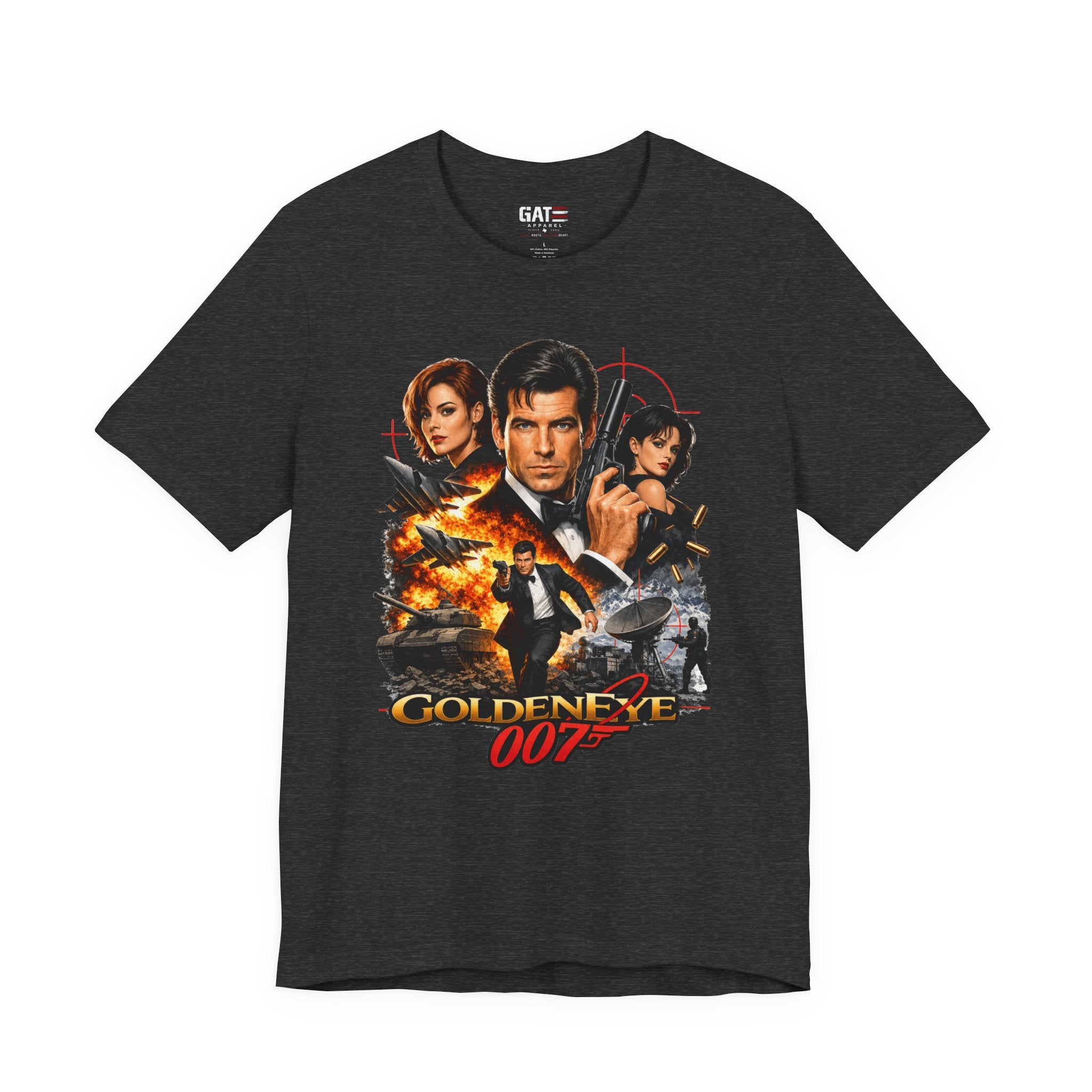 Retro Gamer Shirt, Classic N64 Gaming Tee, FPS Video Game Shirt, Old School Gamer Gift, Retro Gaming Movie Poster Tee | Graphic T-Shirt