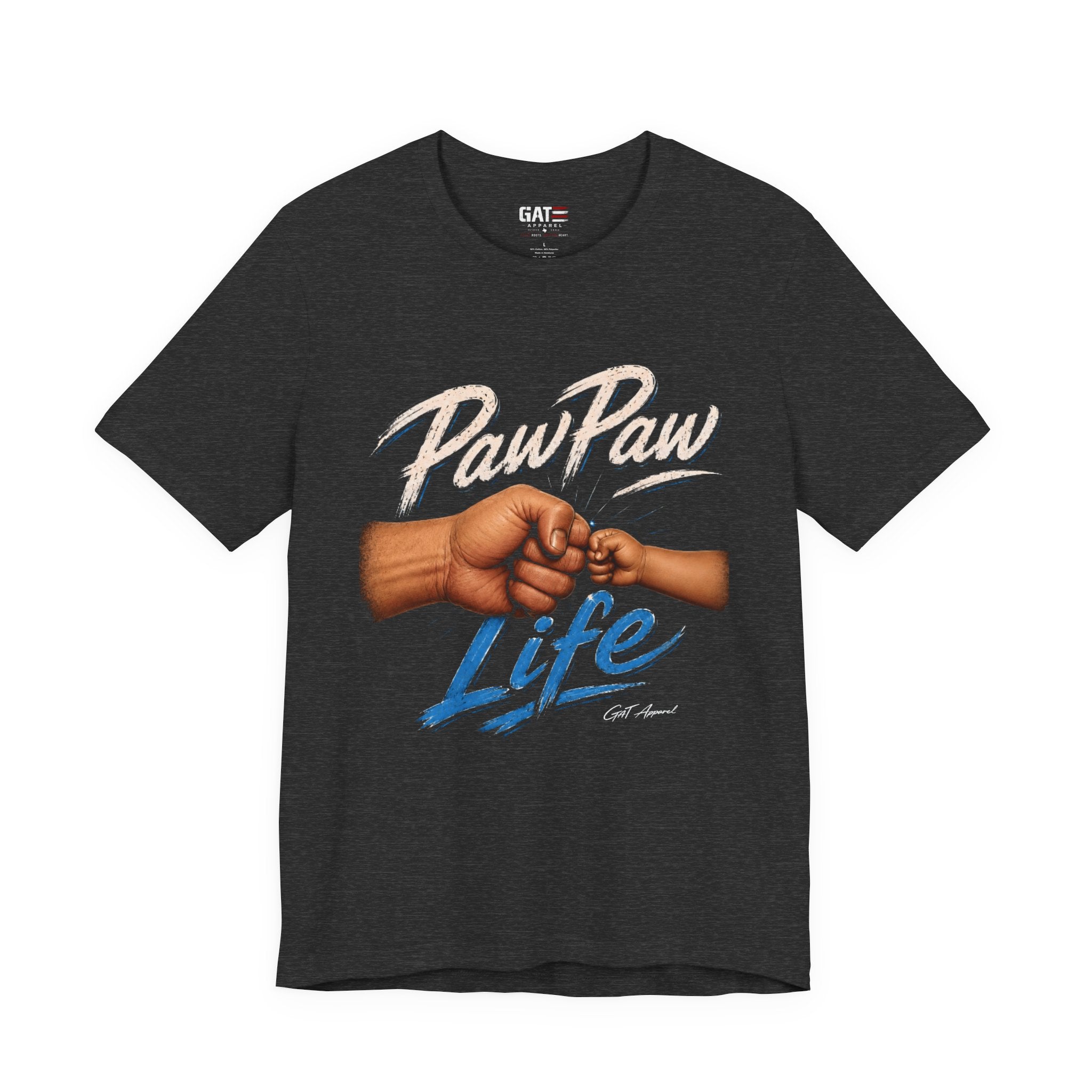 PawPaw Life Tee Style 3 | Grandpa Fist Bump Grandfather Shirt