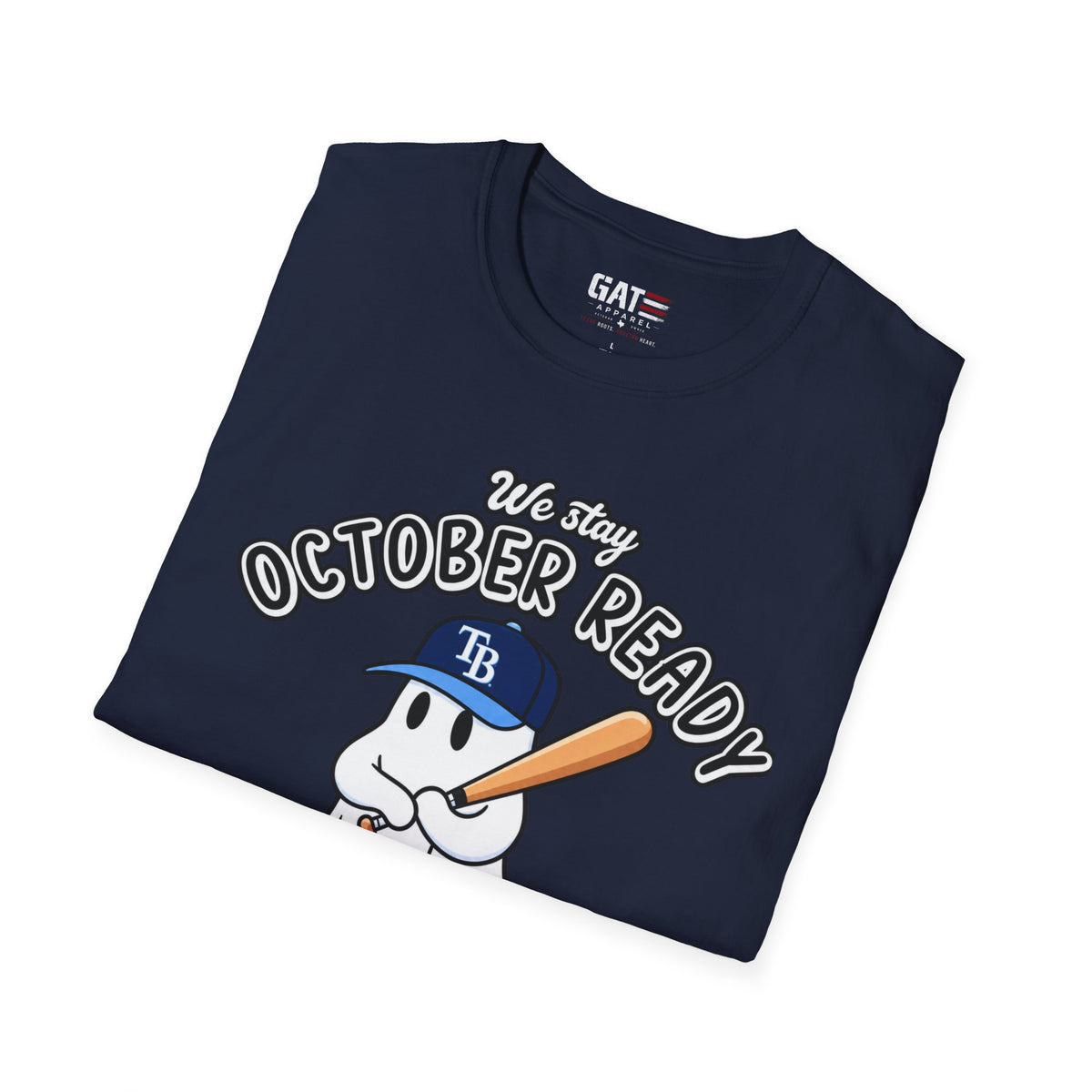 Tampa Bay baseball Halloween T-shirt mockup