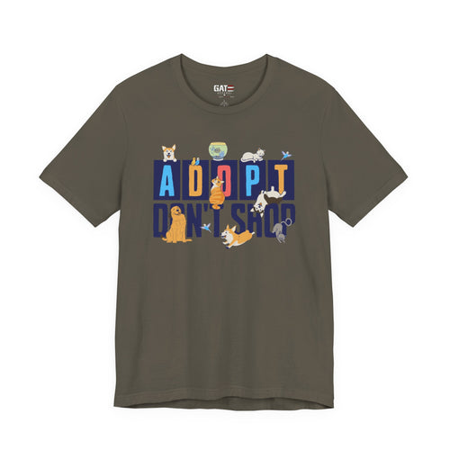 Adopt Don't Shop Rescue Pet T-Shirt