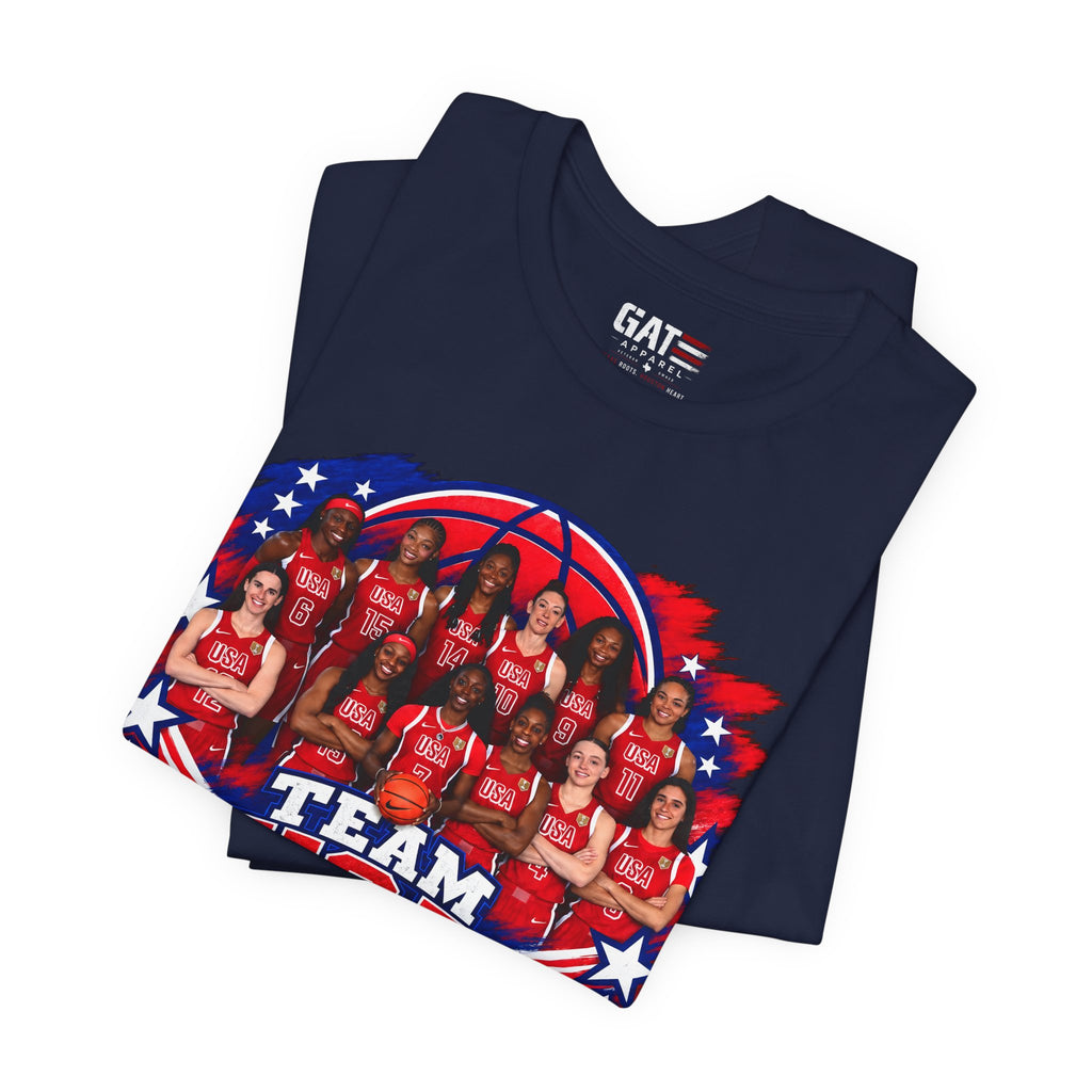 Team USA Women's Basketball Shirt | FIBA Tee 2026 Design 2