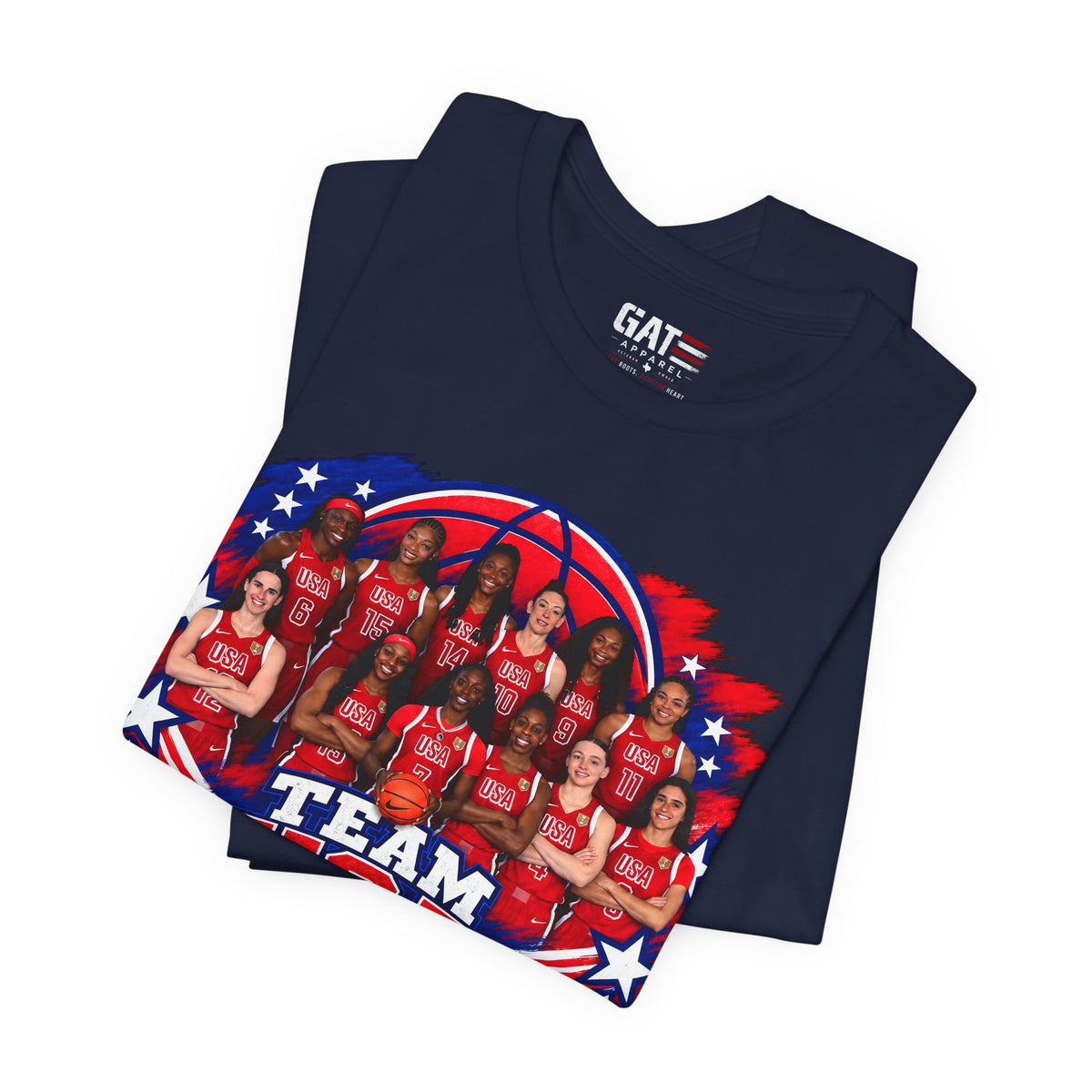 Team USA Women's Basketball Shirt | FIBA Tee 2026 Design 2