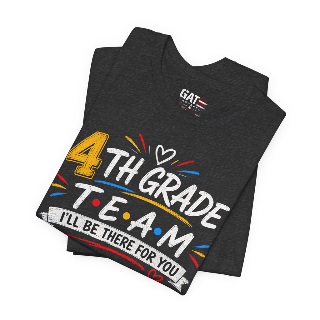 4th Grade Team Tee, Teacher Squad Shirt, Color Dot Inspired Teacher Shirt, Grade Level Team Gift, School Staff Apparel, Friends Theme