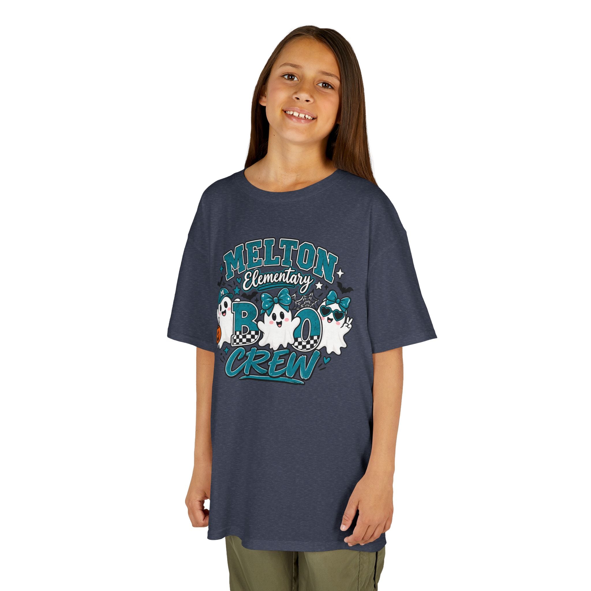 Melton Elementary Kids Boo Crew' Halloween T-Shirt