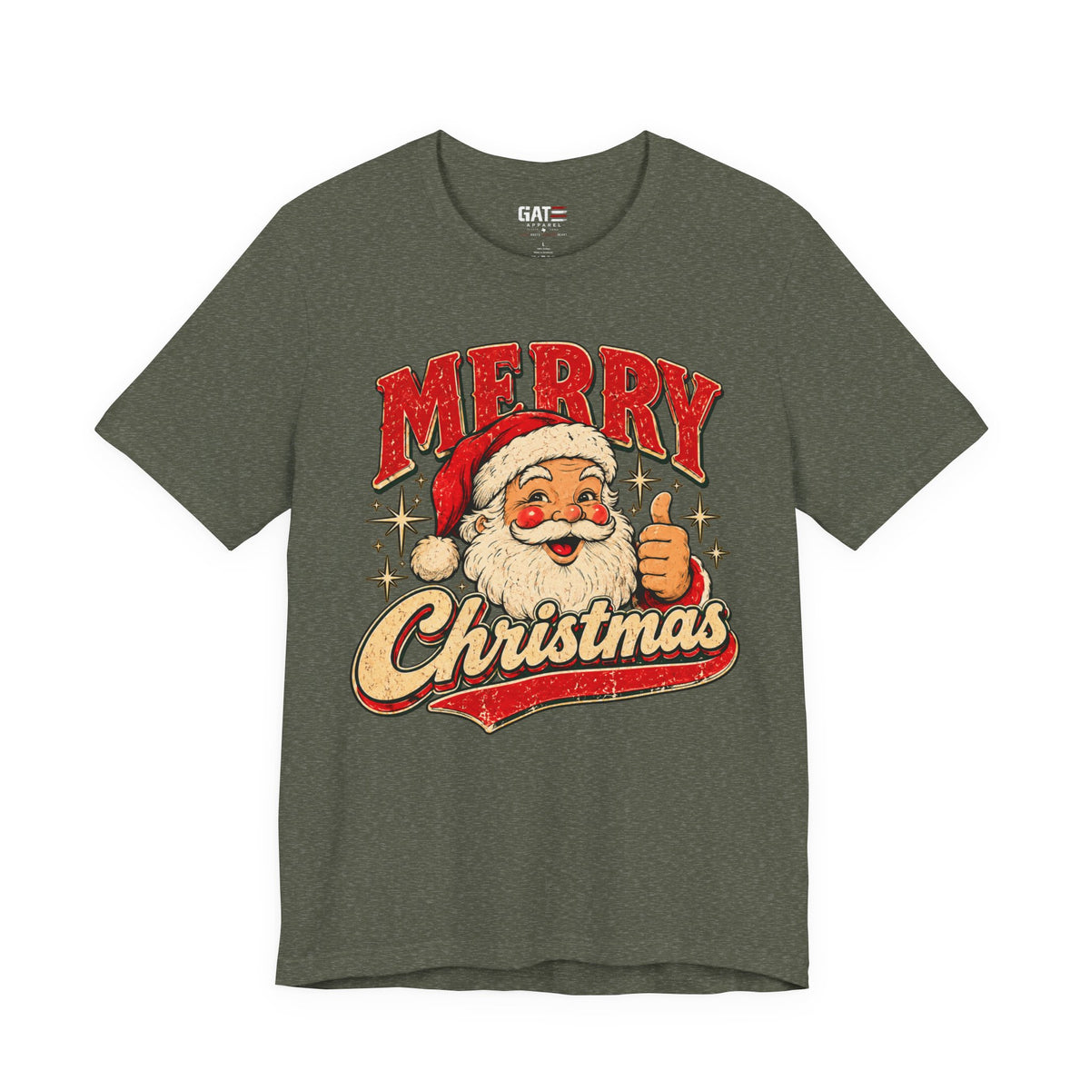 Merry Christmas Santa tee alternate mockup
