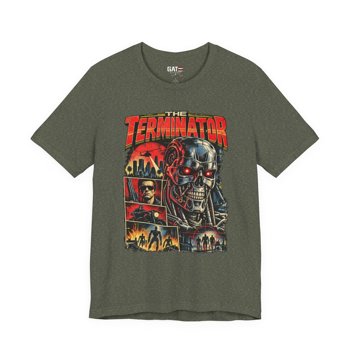 Terminator Shirt | Retro Sci-Fi Robot Movie Graphic Tee