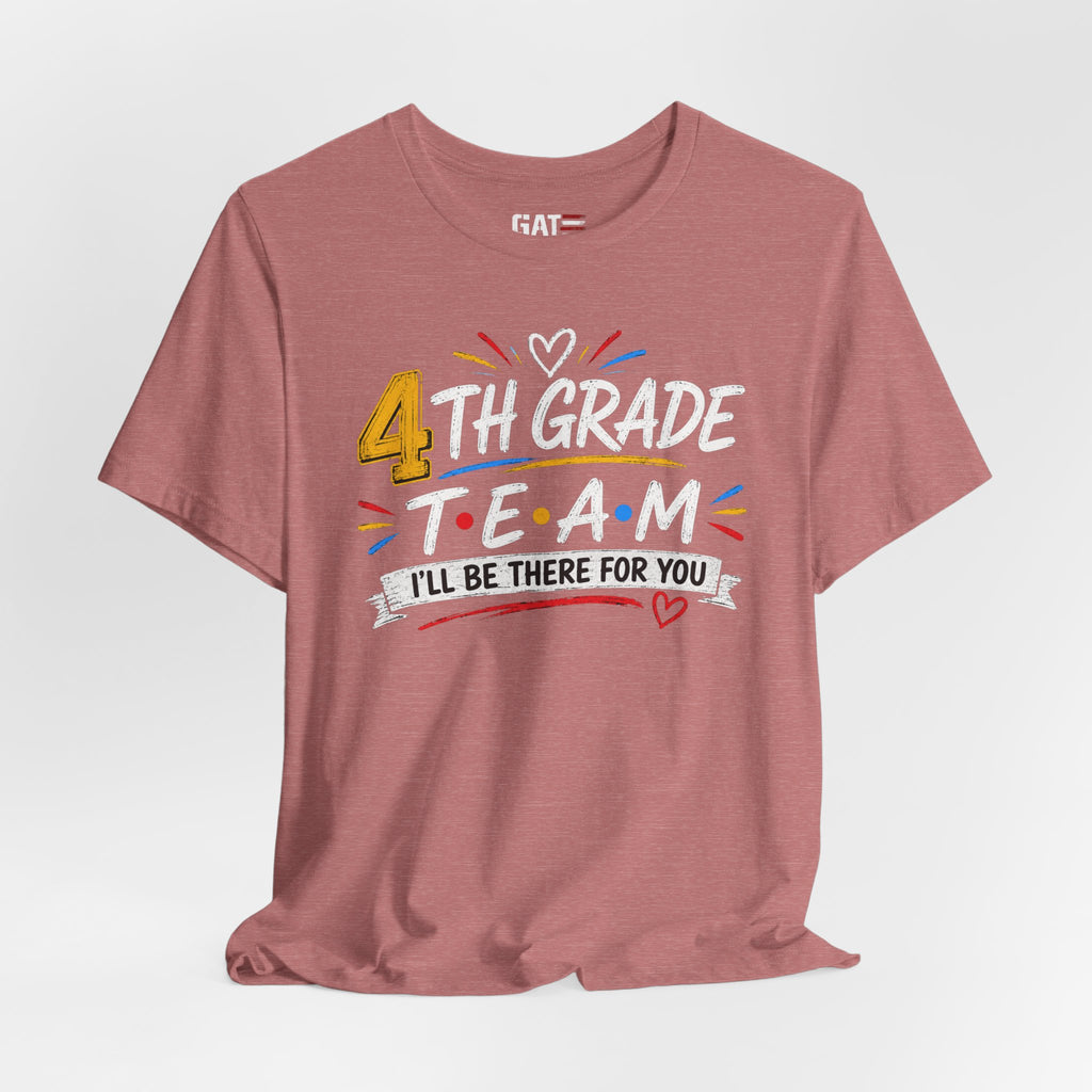 4th Grade Team Tee, Teacher Squad Shirt, Color Dot Inspired Teacher Shirt, Grade Level Team Gift, School Staff Apparel, Friends Theme