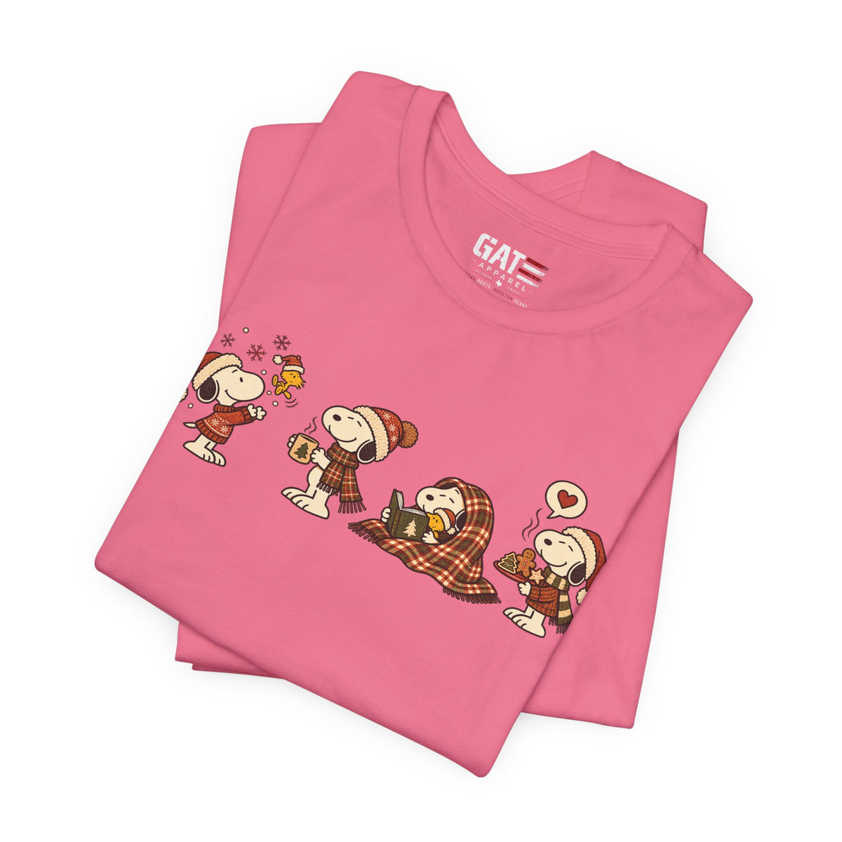 Cozy Christmas Snoopy Shirt - product mockup view 47