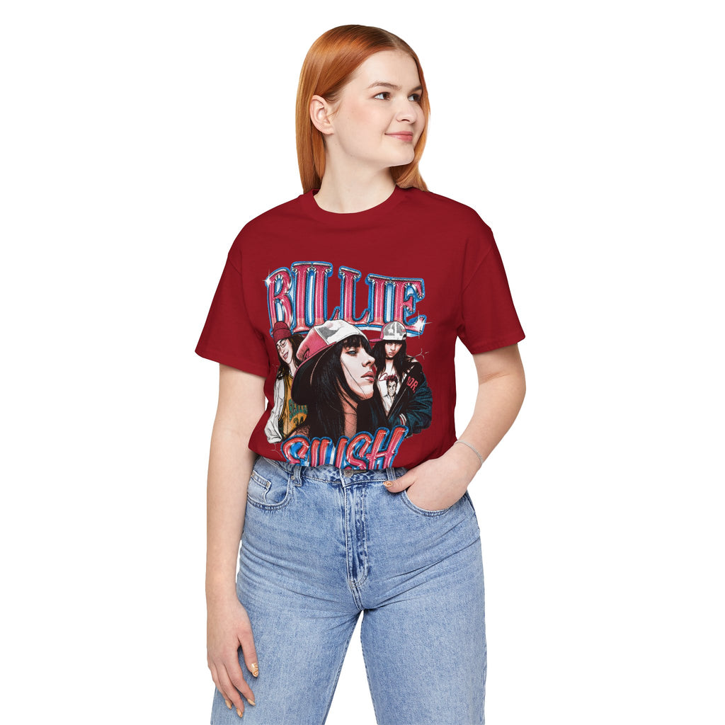 Graphic Tee — Retro Pop Artist Portrait "Billi Eilish"