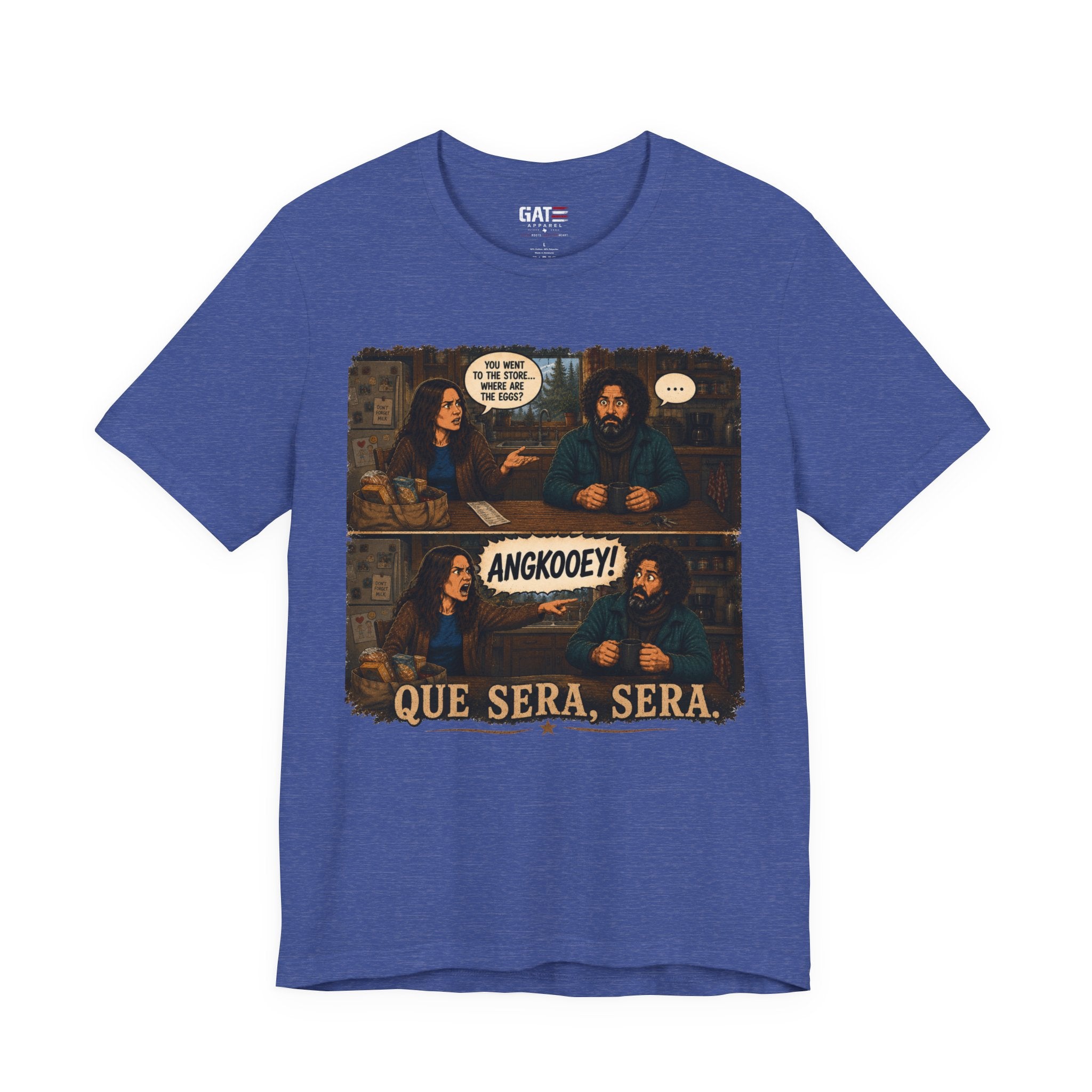 From|FromVille|Angkooey|Funny Horror Comedy Tee| Forgot The Eggs