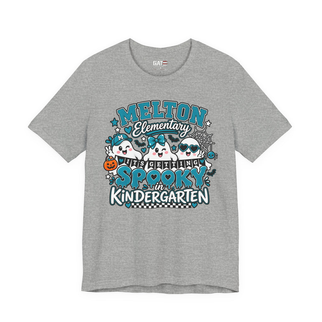 Melton Elementary Spooky Kindergarten Halloween T-Shirt