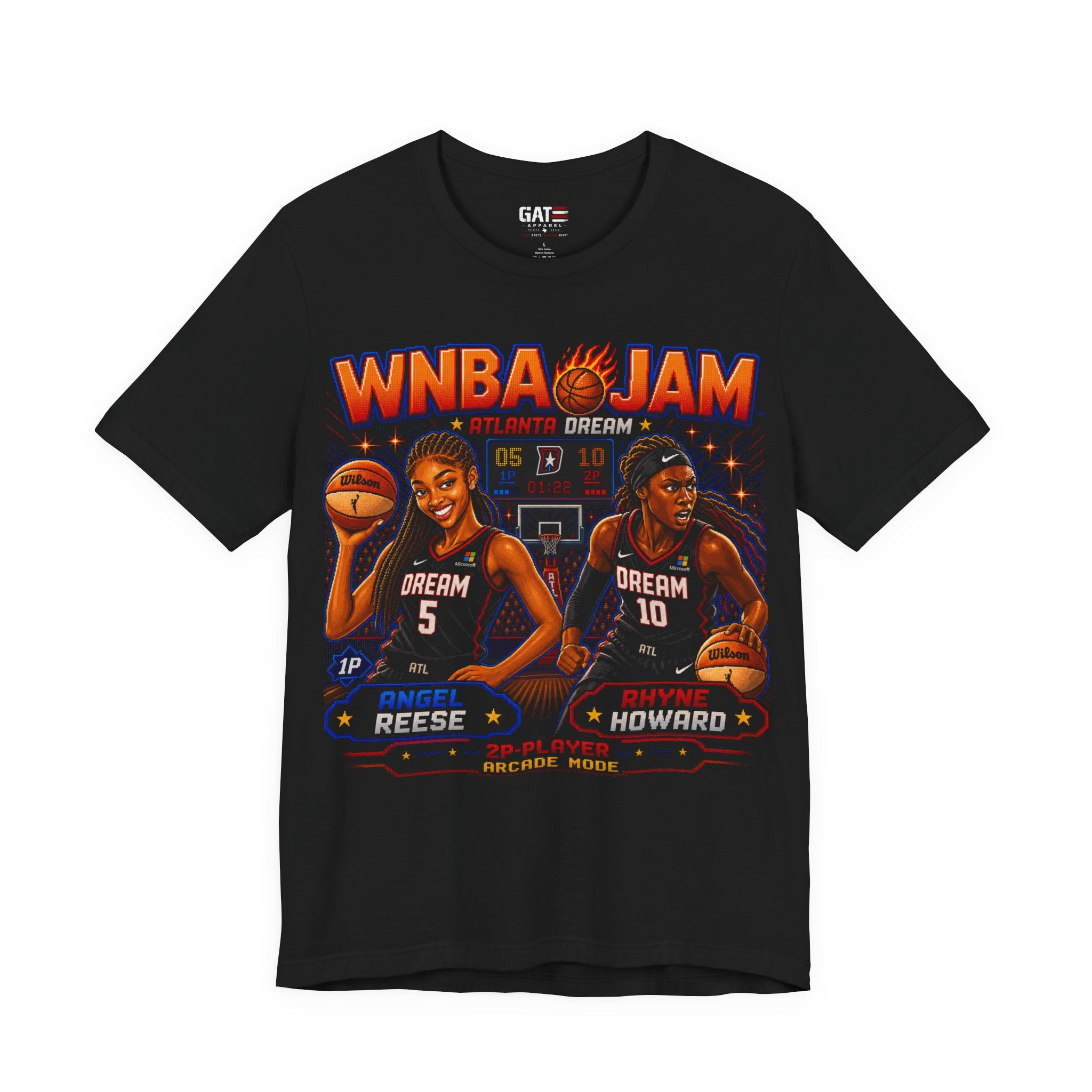 Atlanta Dream Angel Reese and Jackie Young Shirt WNBA JAM Tee